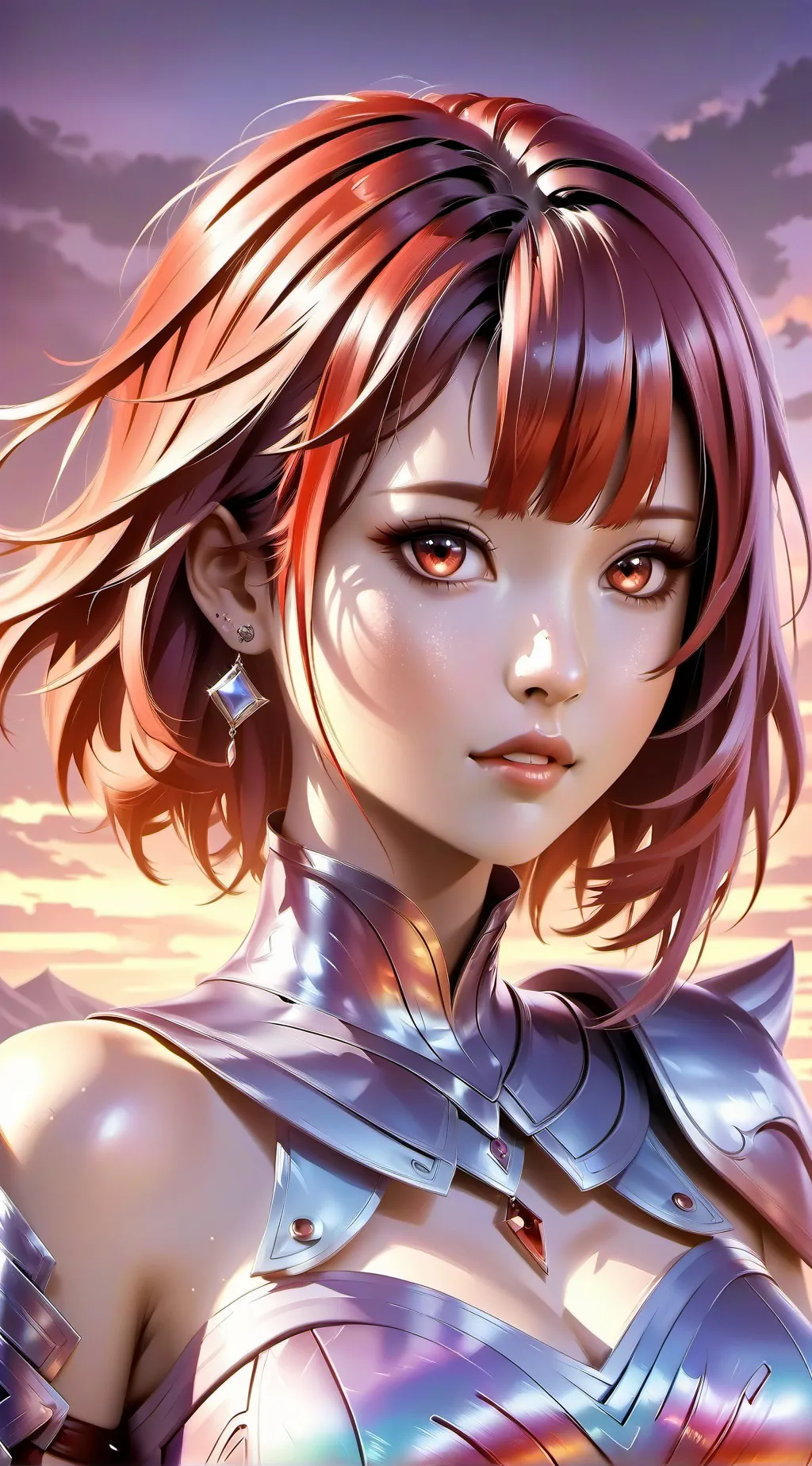ai character: Vi fantasy au  background