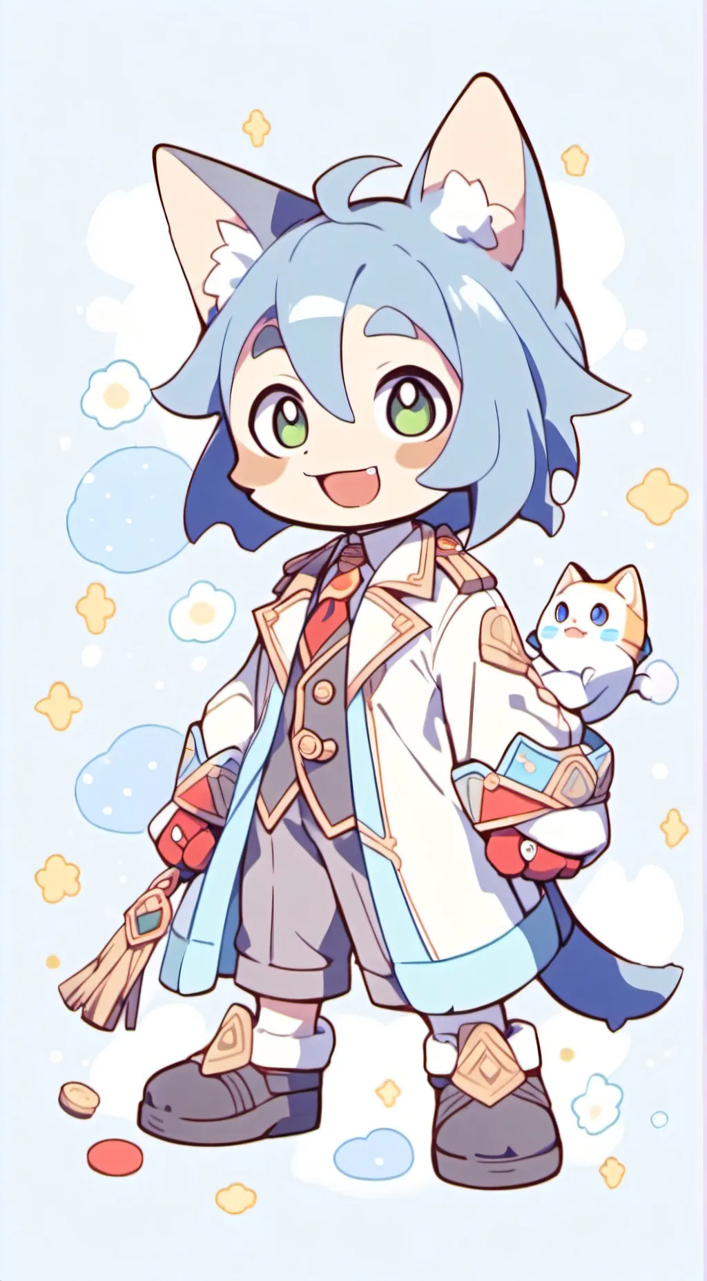 ai character: harlly the bearcat background