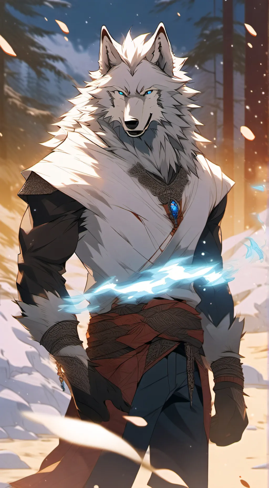 ai character: Tundra background