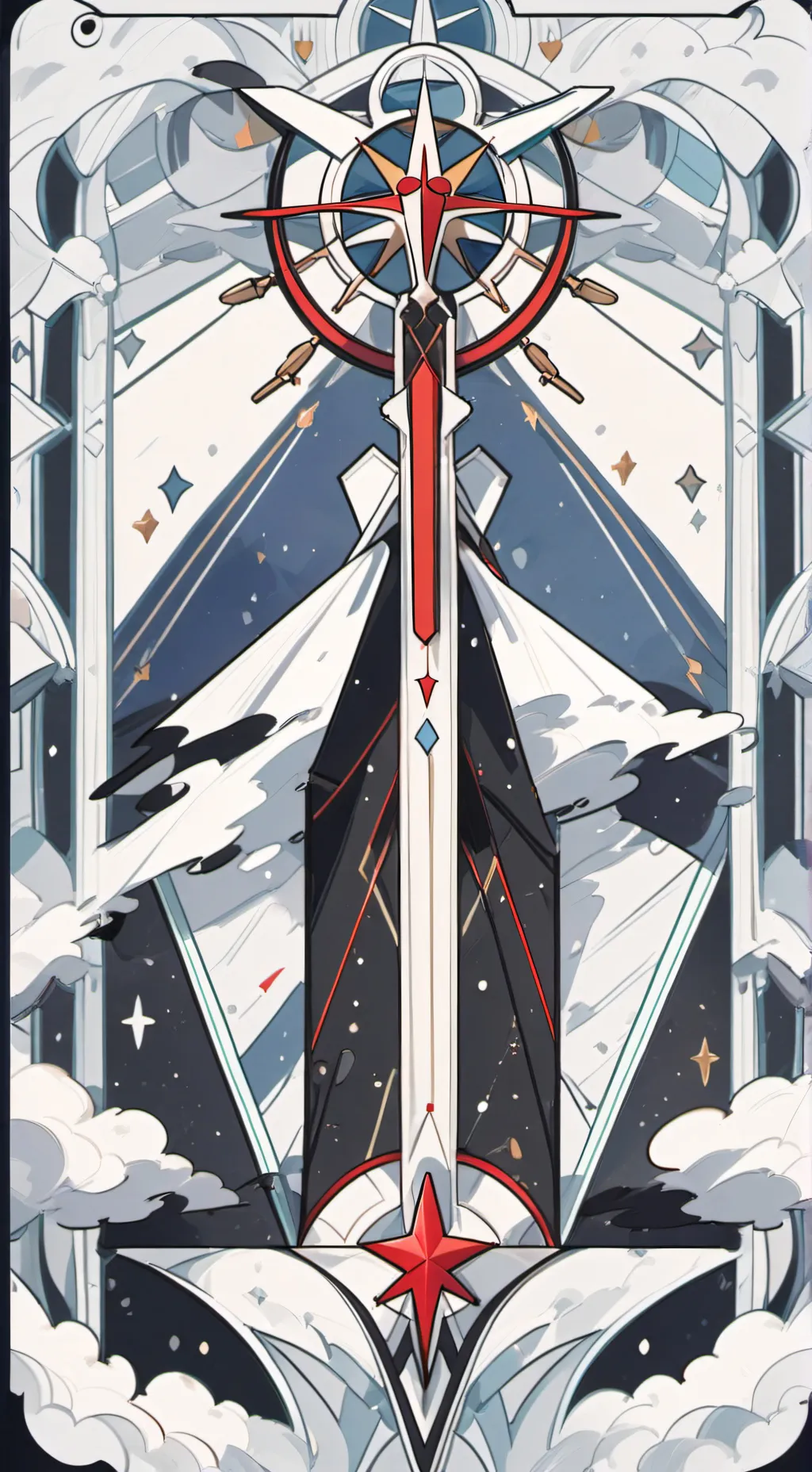 ai character: nose  background