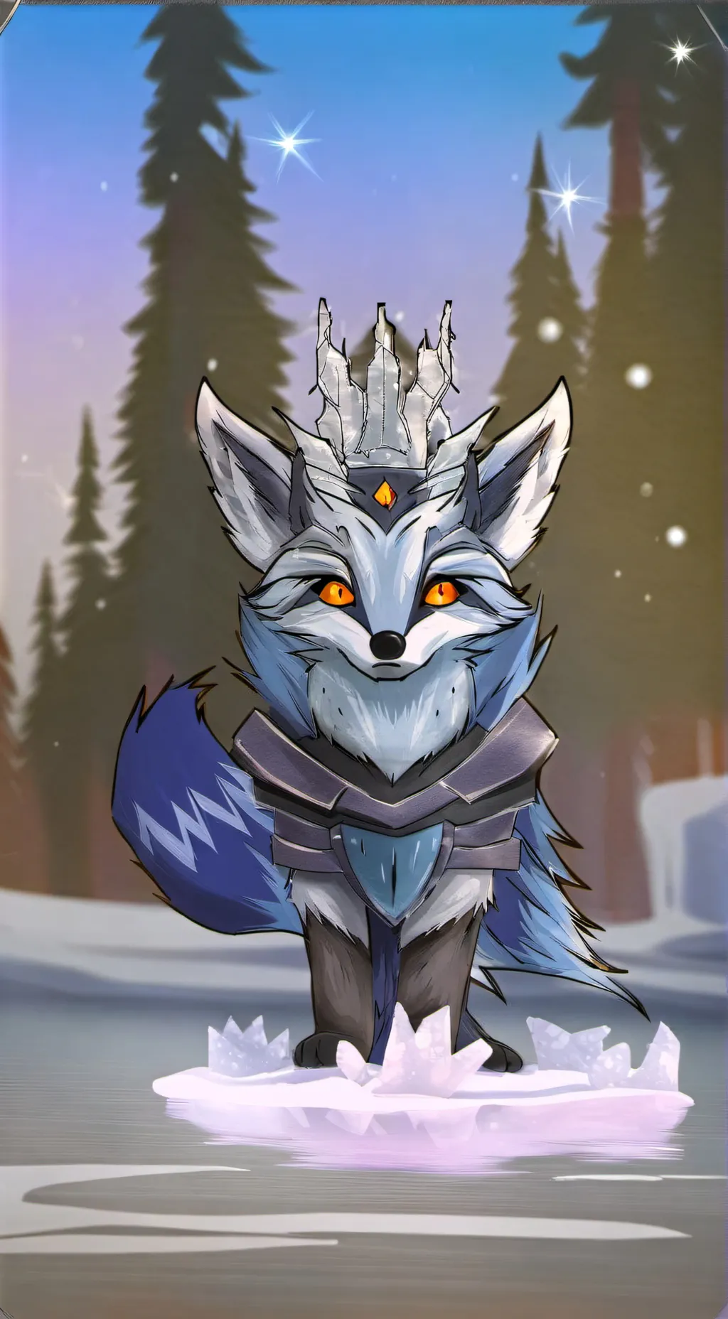 ai character: 1ce Qu33n  background