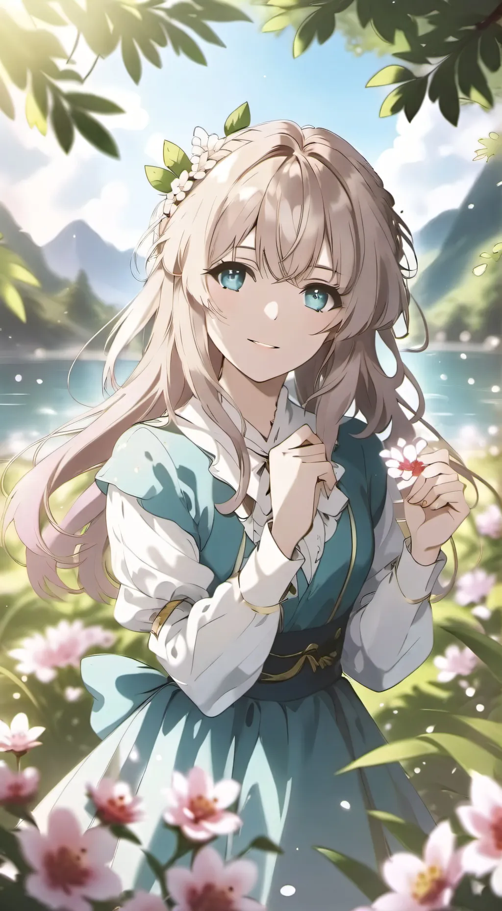 ai character: lily background