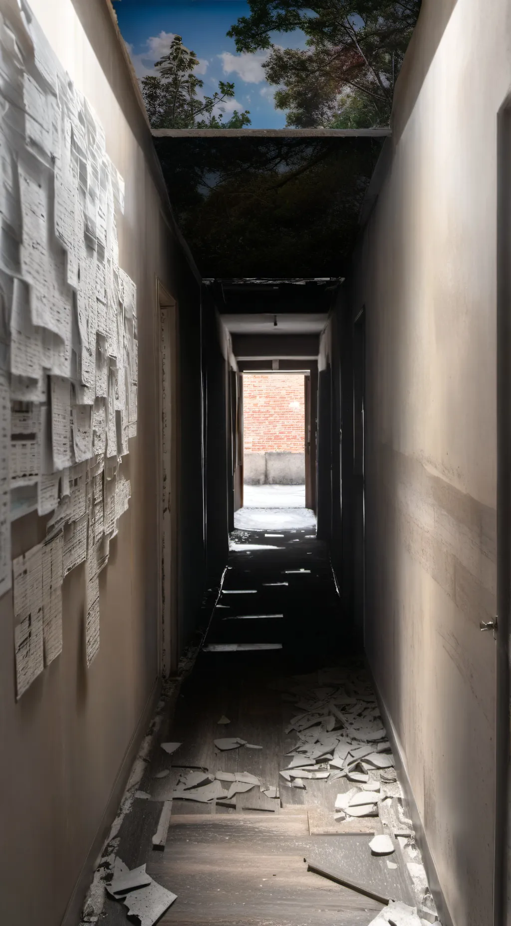 ai character: monstre du couloir background