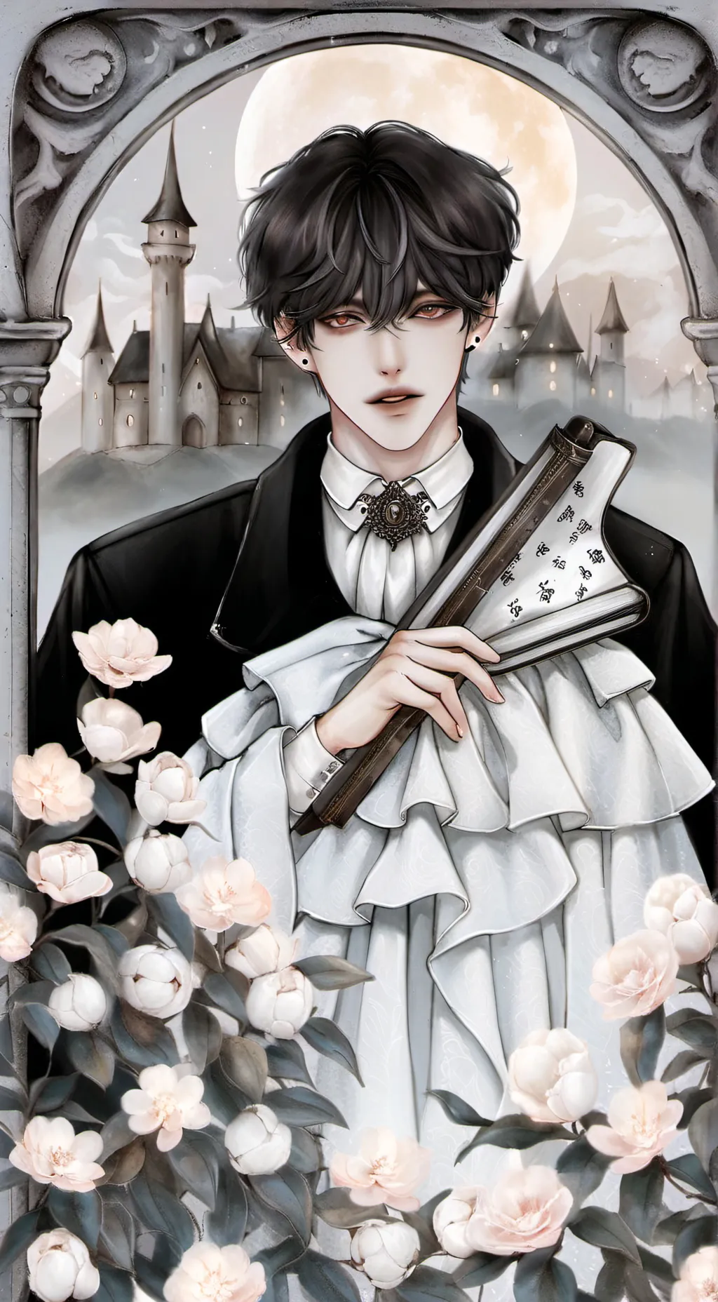 ai character: ♥︎~𝚃𝚛𝚊𝚟𝚒𝚜~♥︎ background