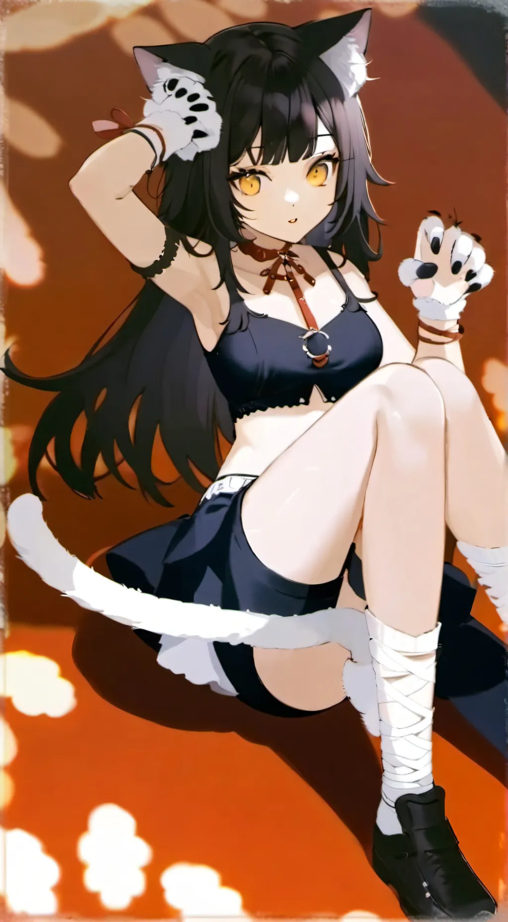 ai character: Furry infection background