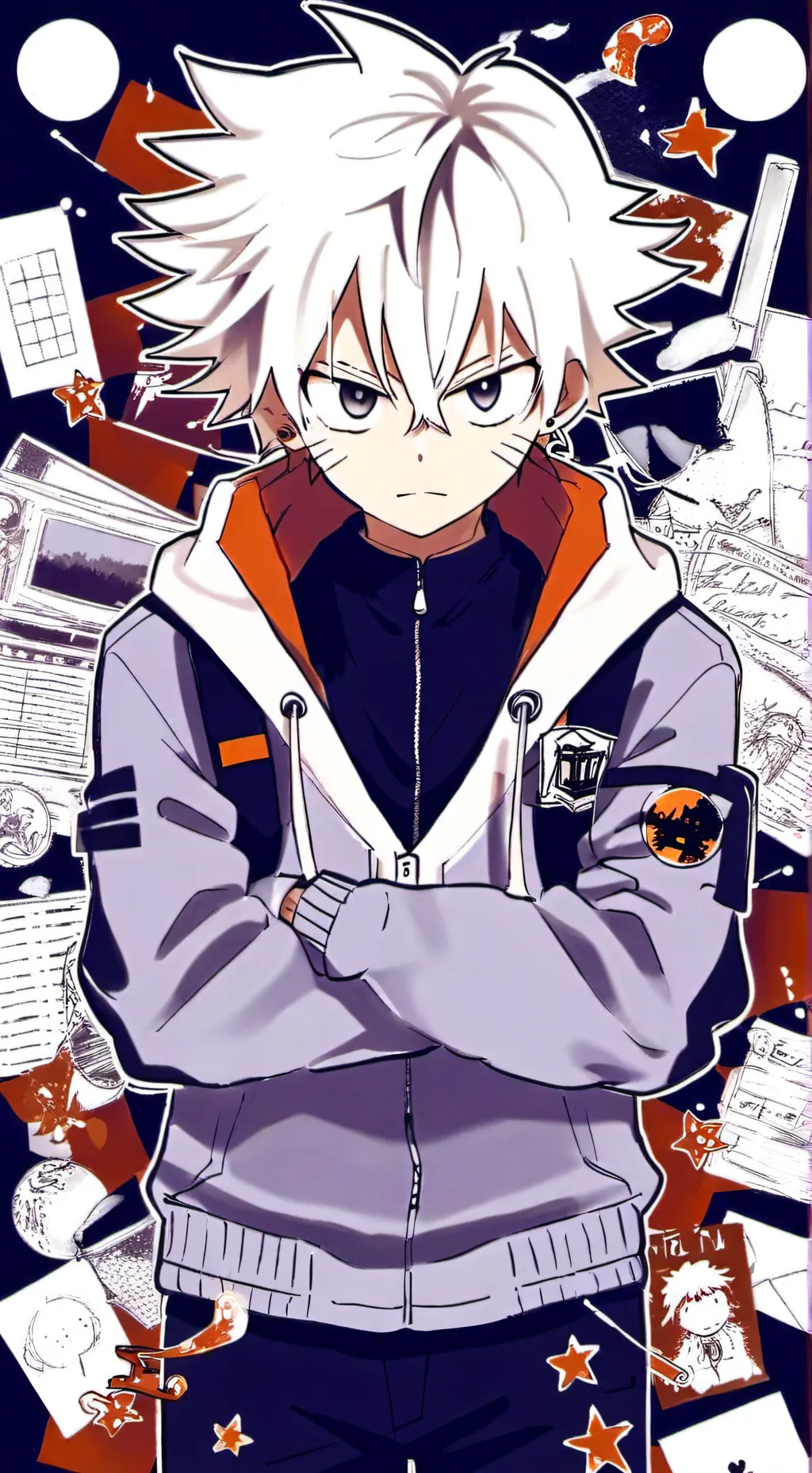 ai character: bakugo background