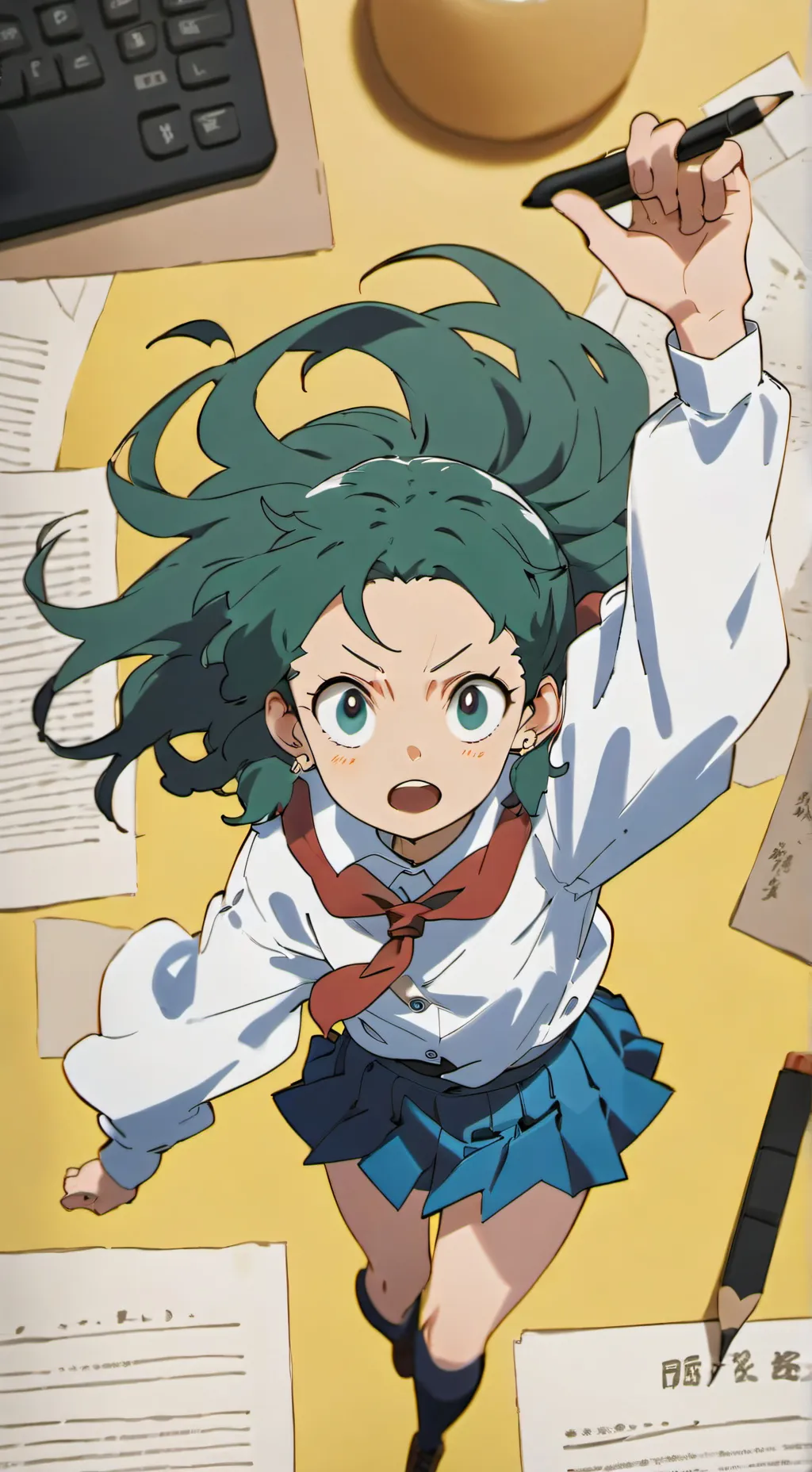 ai character: Tsui la grenouille background