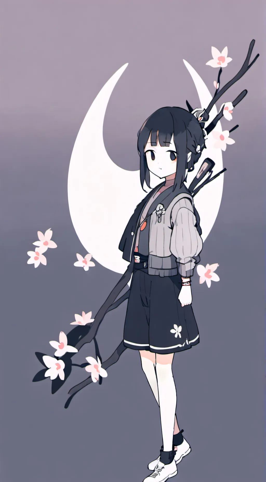 ai character: mina🤙🤙🤙 background