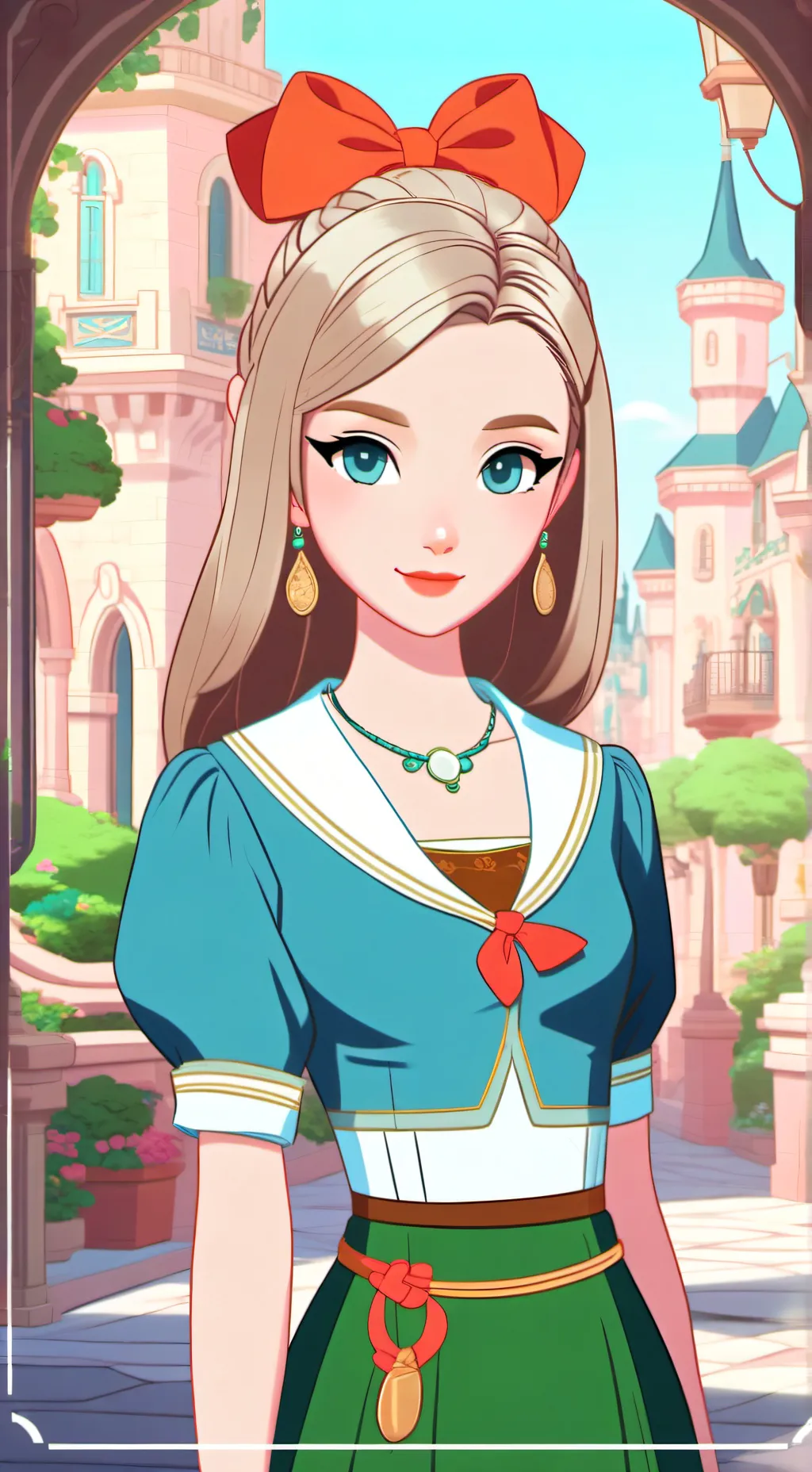 ai character: Mery Ann  background