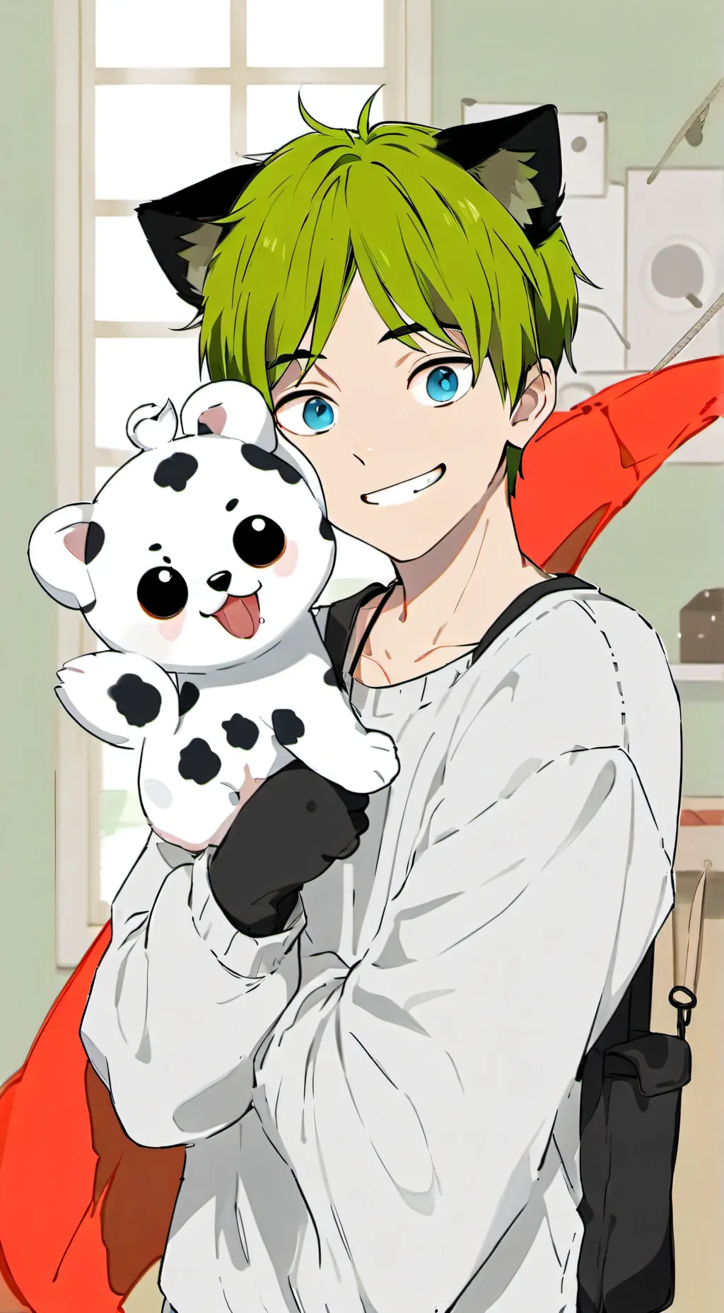 ai character: Spot the Dalmatian Spirit background