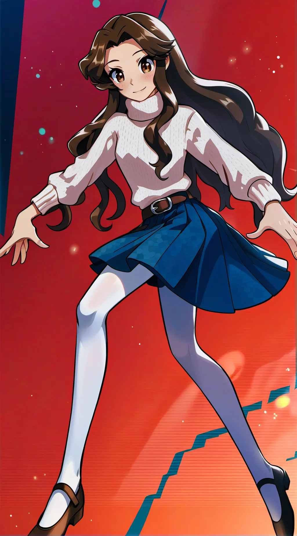 ai character: Sabrina Sañchez  background