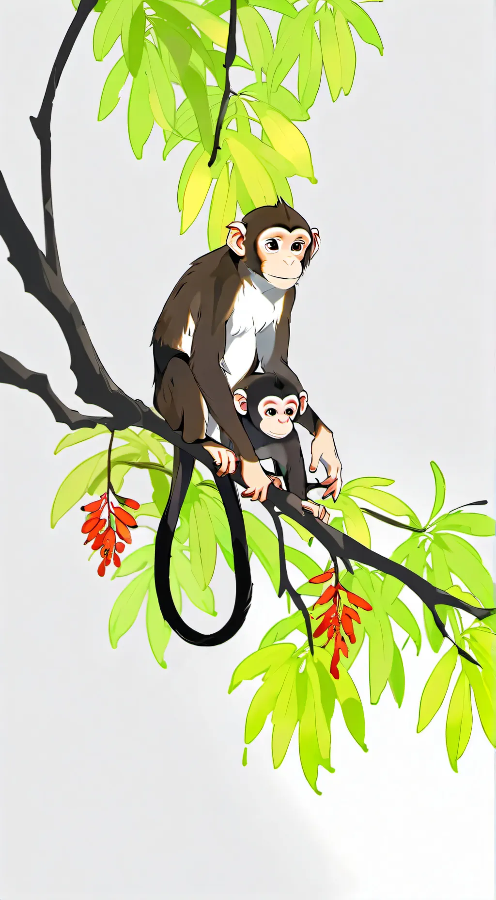 ai character: Gorilla tag!  background