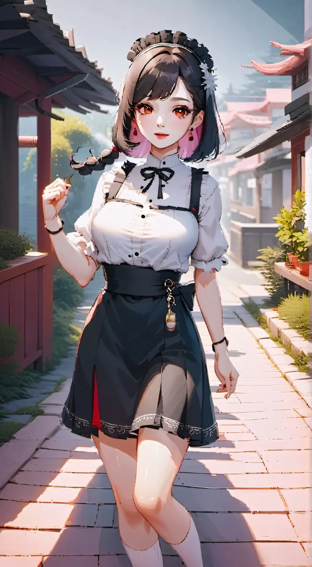 ai character: maid background