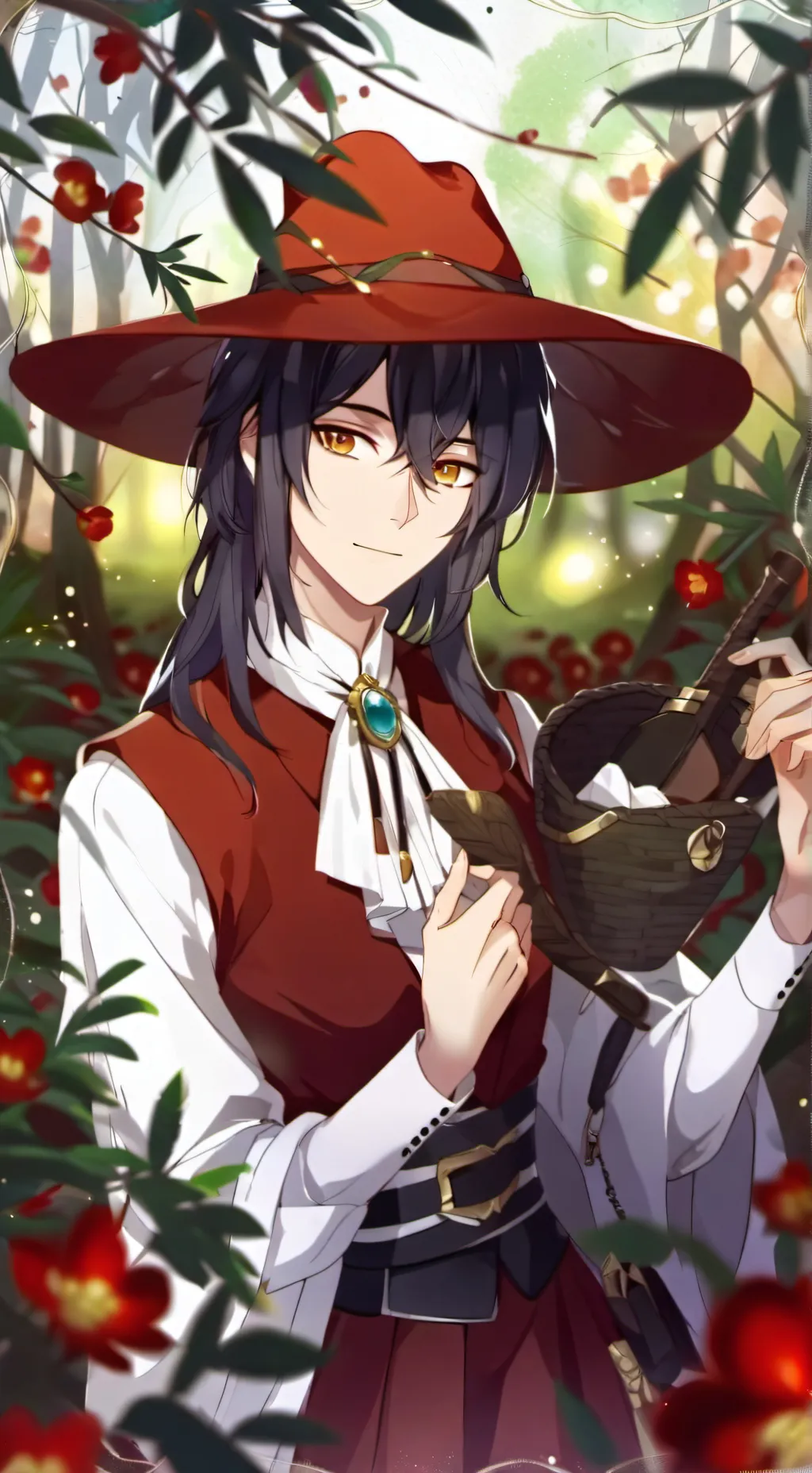 ai character: tokito  background