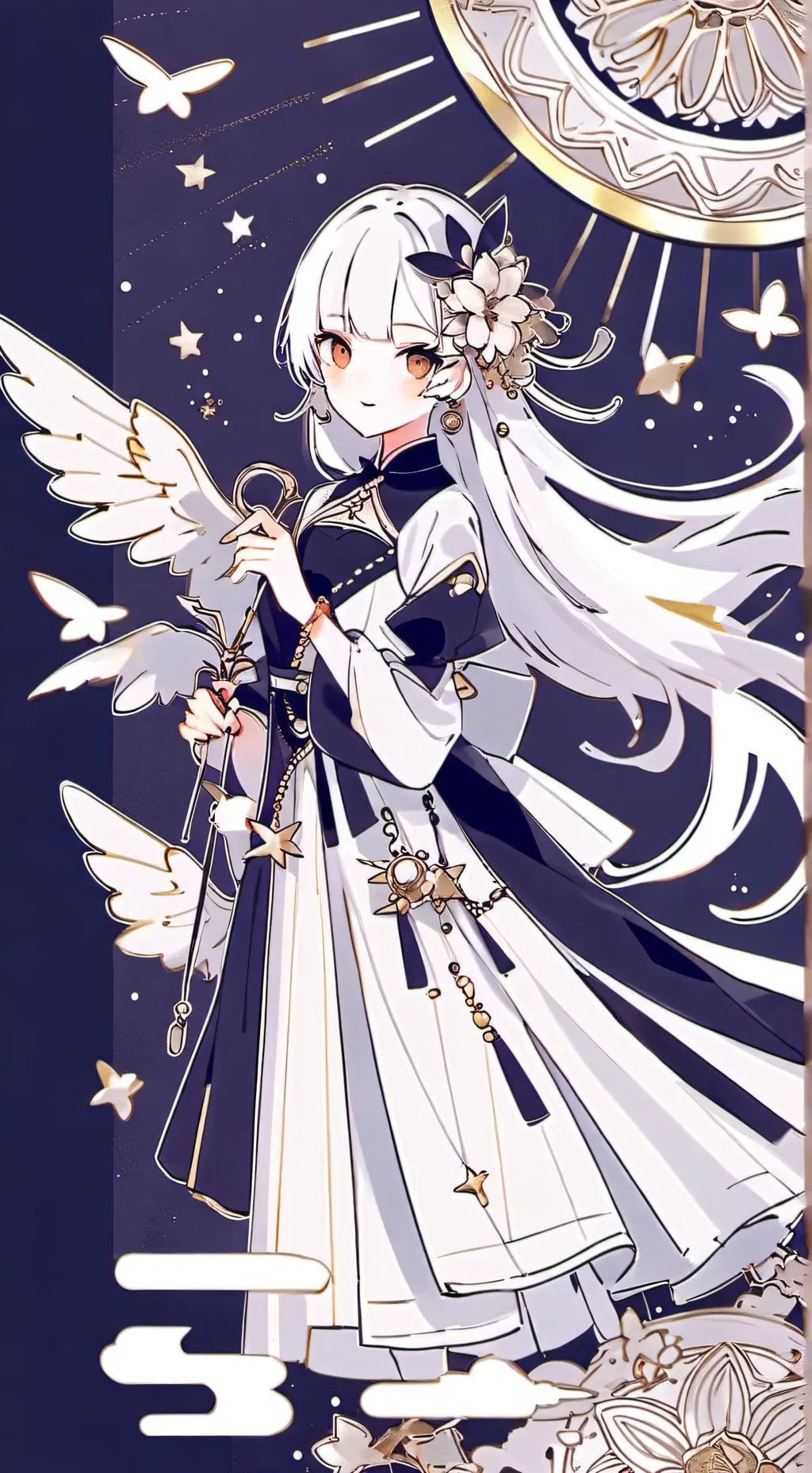 ai character: les reto background