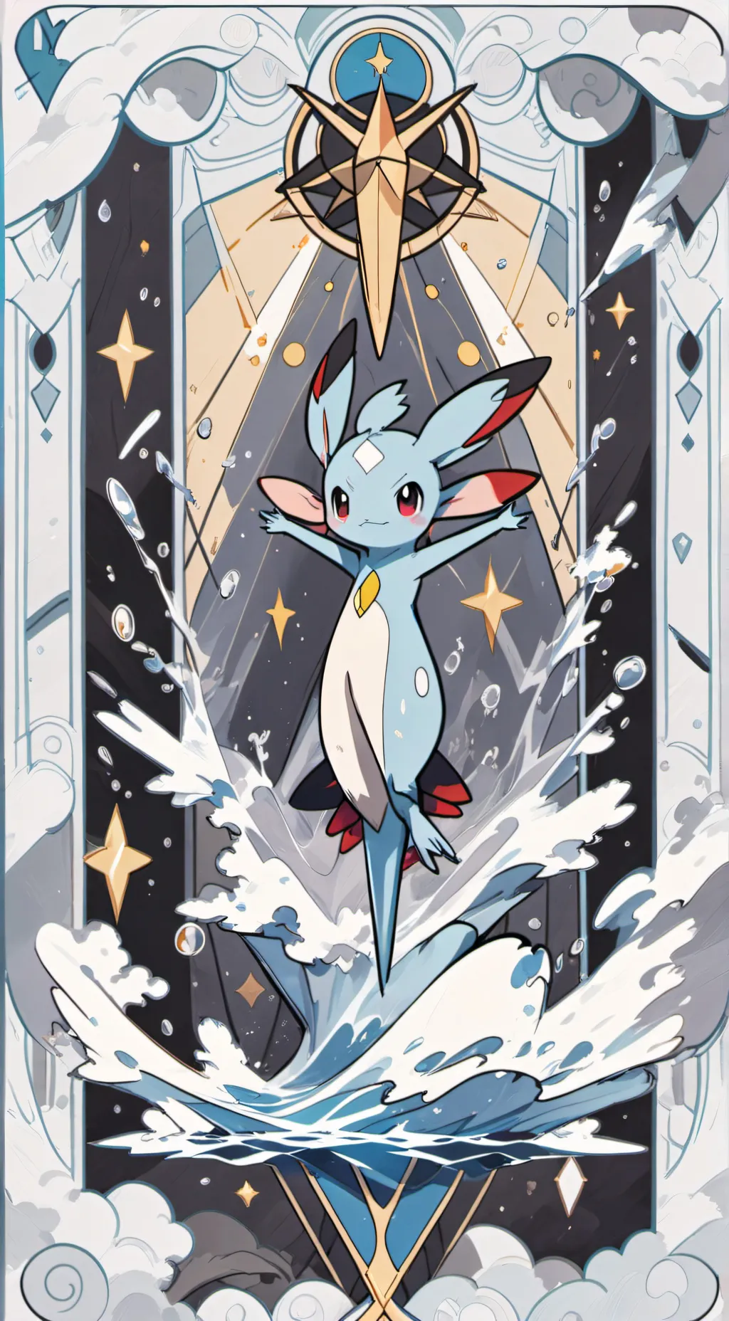 ai character: Sobble background