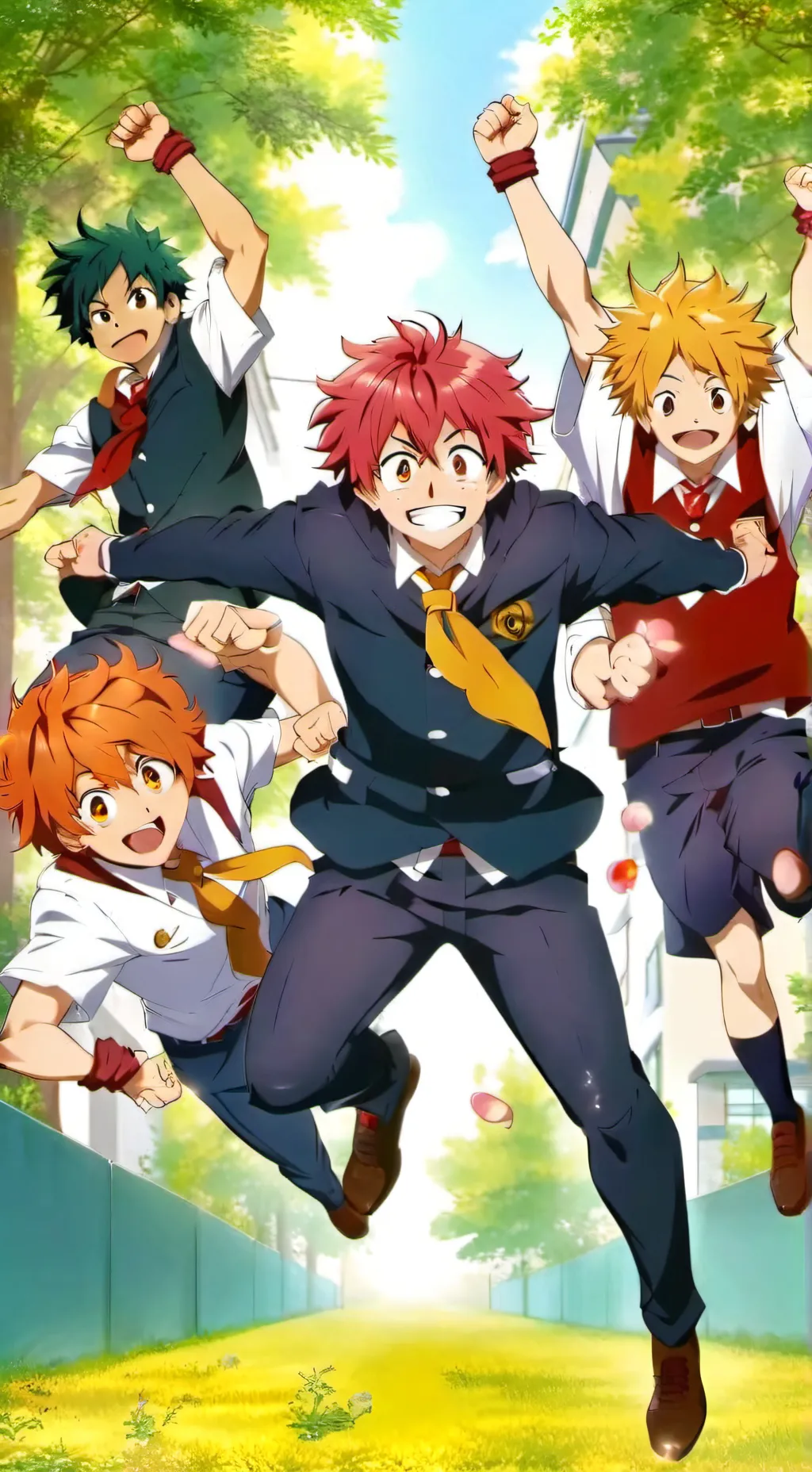 ai character: mha pijamada  background