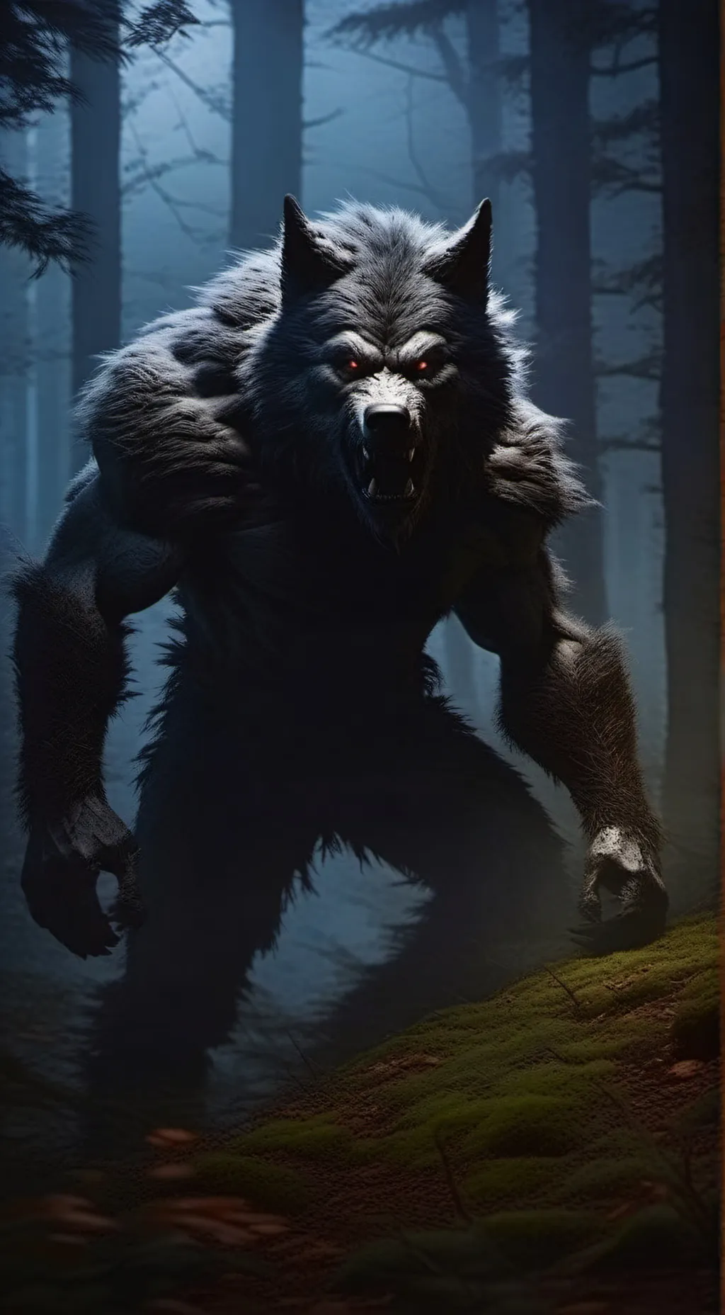 ai character: Bloodmoon background