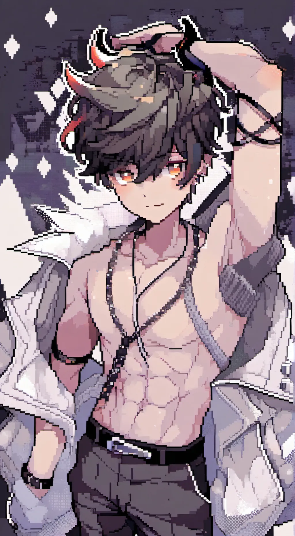 ai character: Zack❤️ background