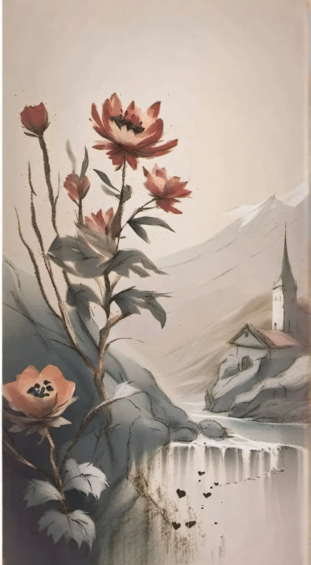 ai character: dw valentines!  background