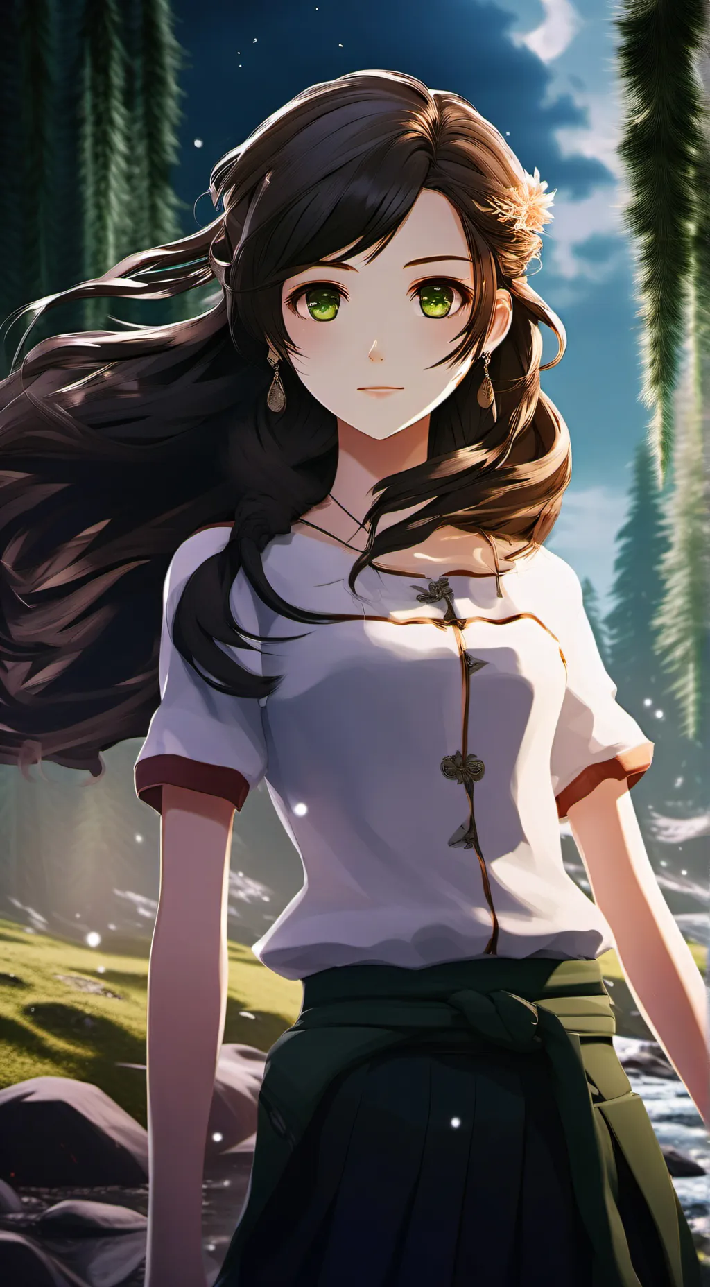 ai character: Super school background