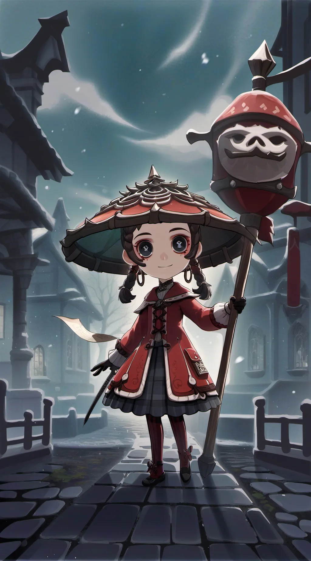 ai character: Hunted doll background