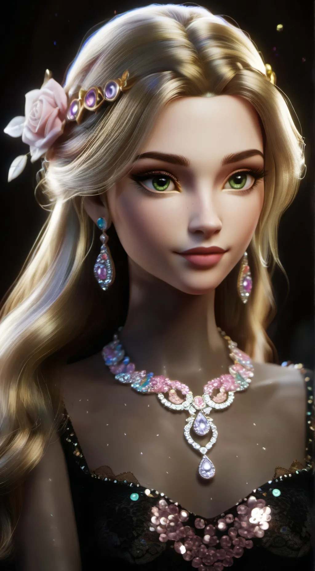 ai character: Aura background