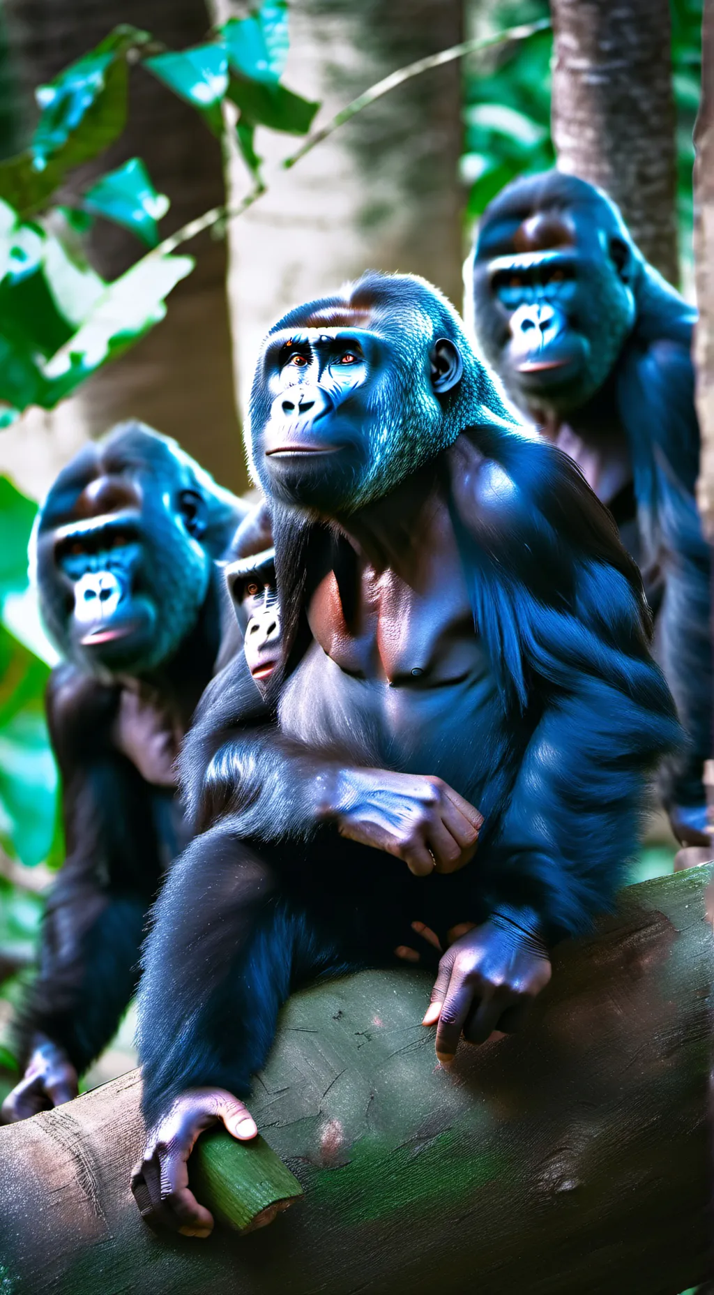 ai character: Monkey Zoo background