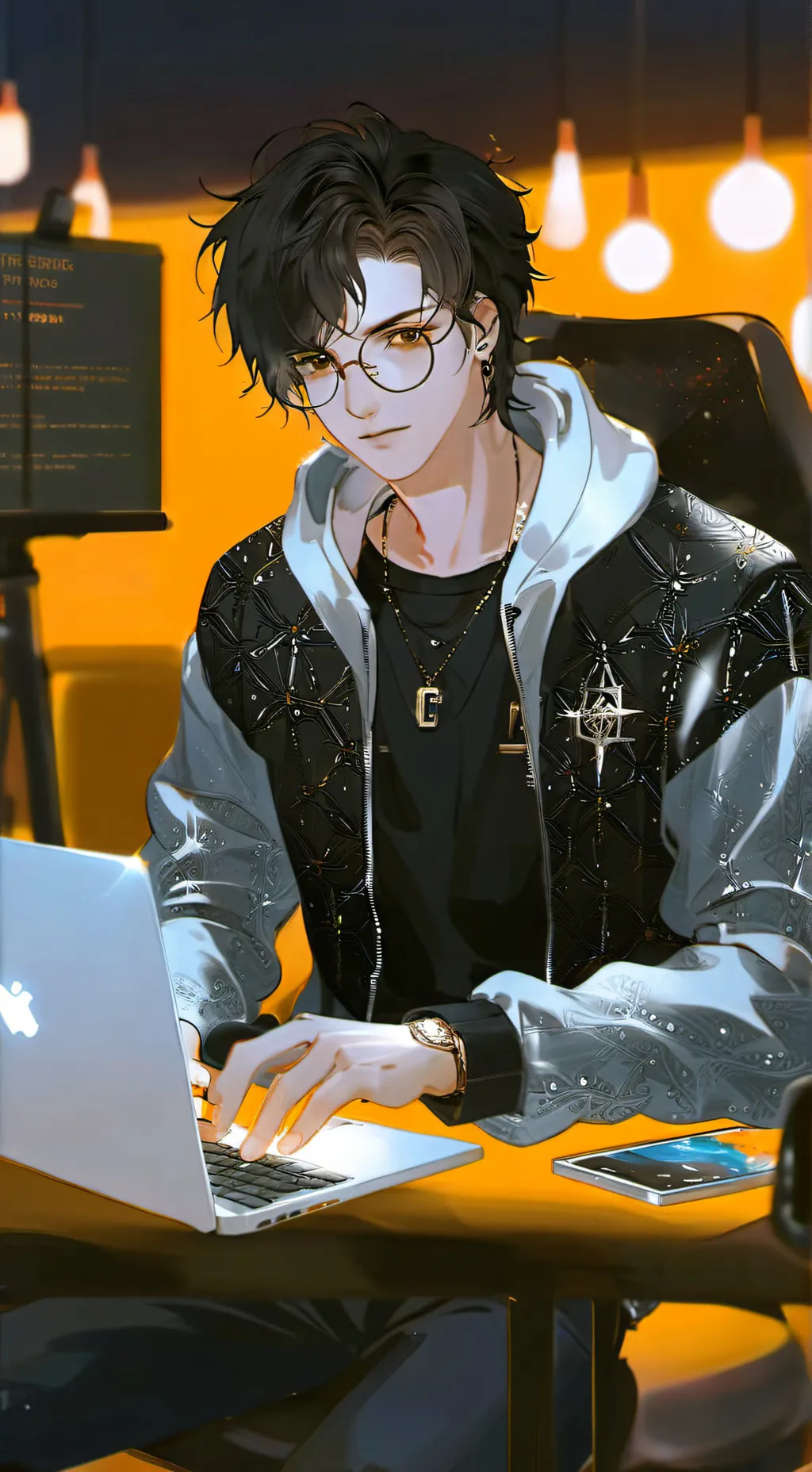 ai character: ★\_(Alex)_/★ background