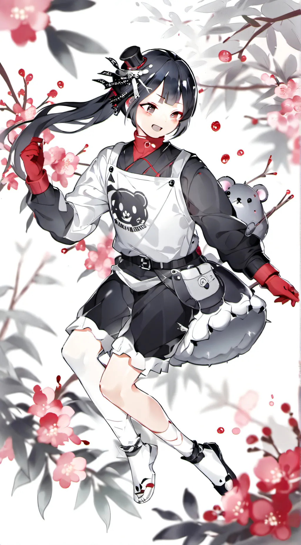 ai character: conie le koala background