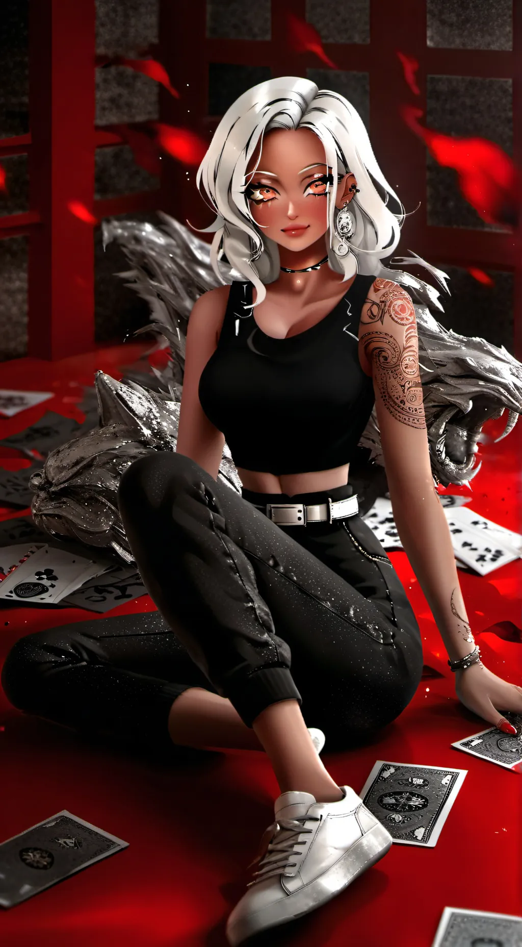 ai character: 1234 background