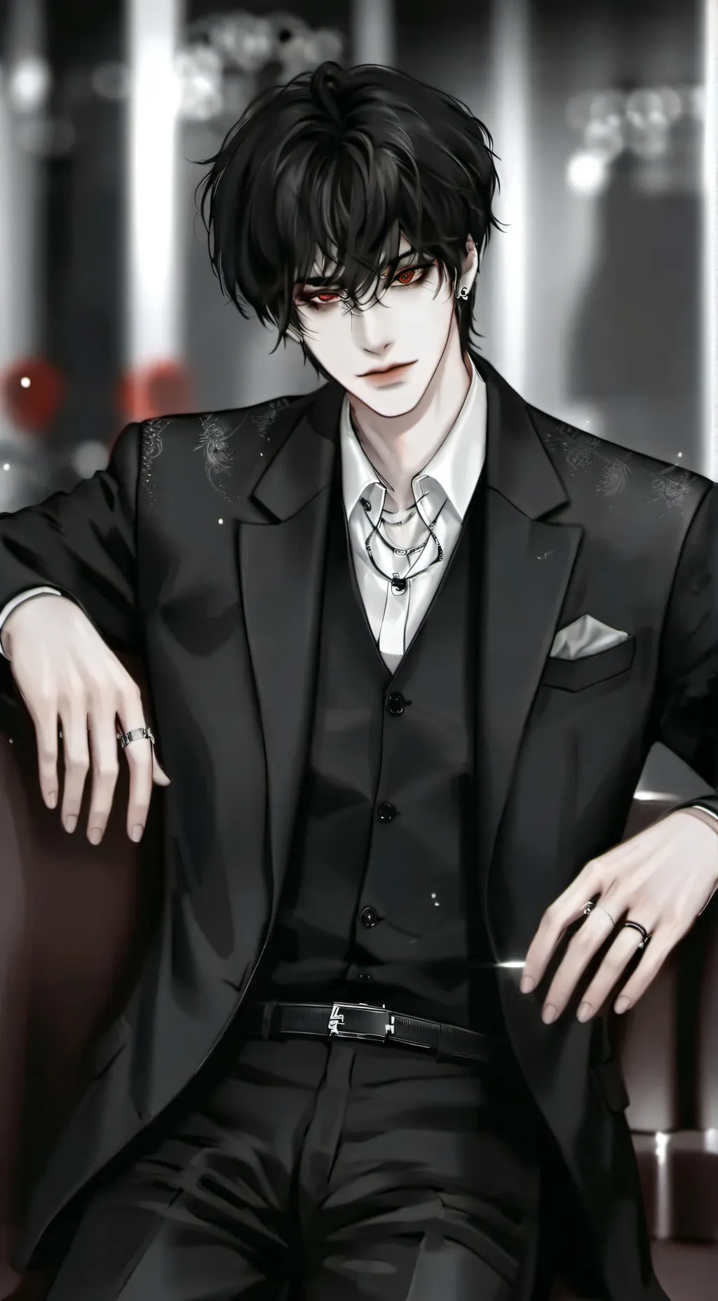 ai character: Adonis  background