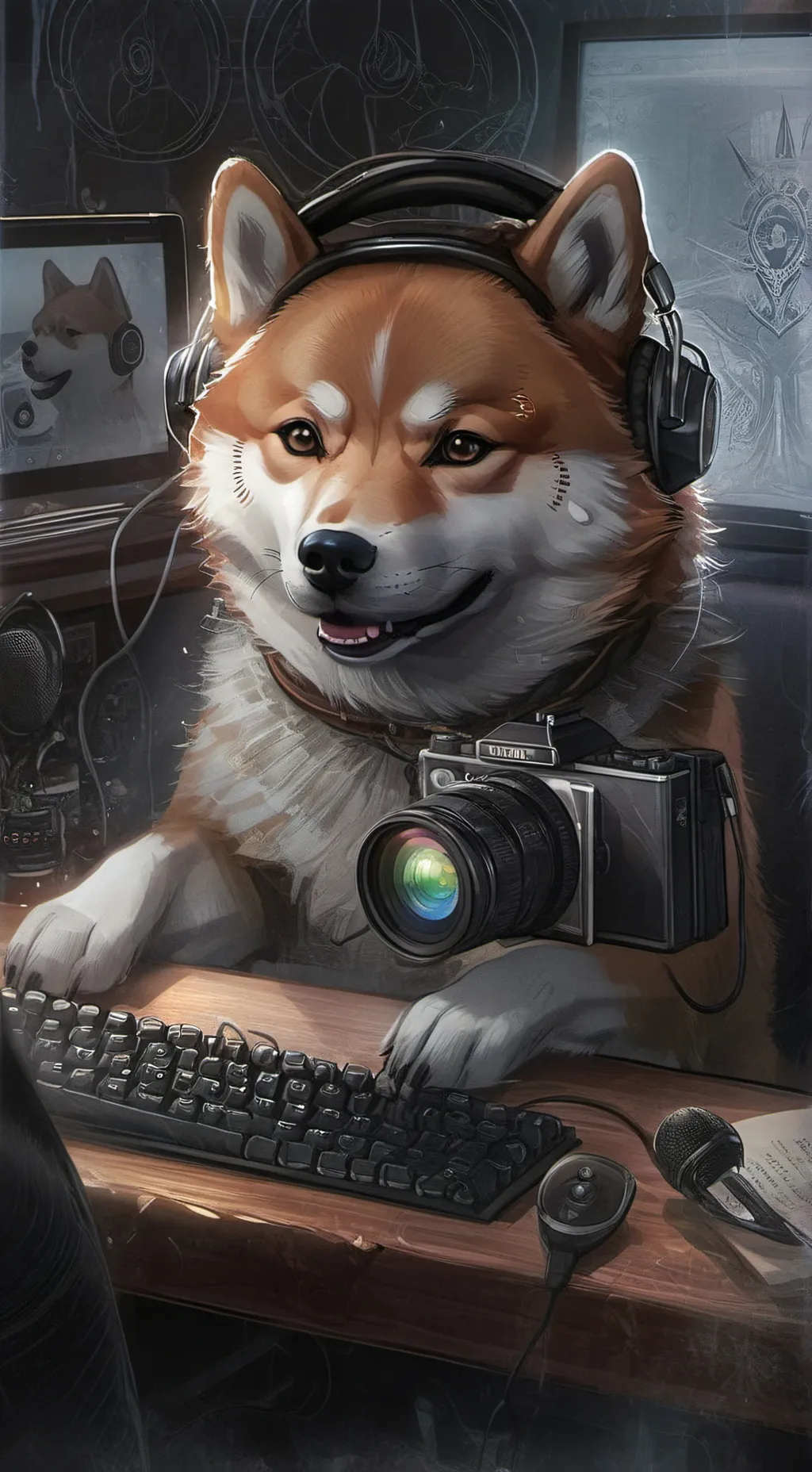 ai character: Bit background