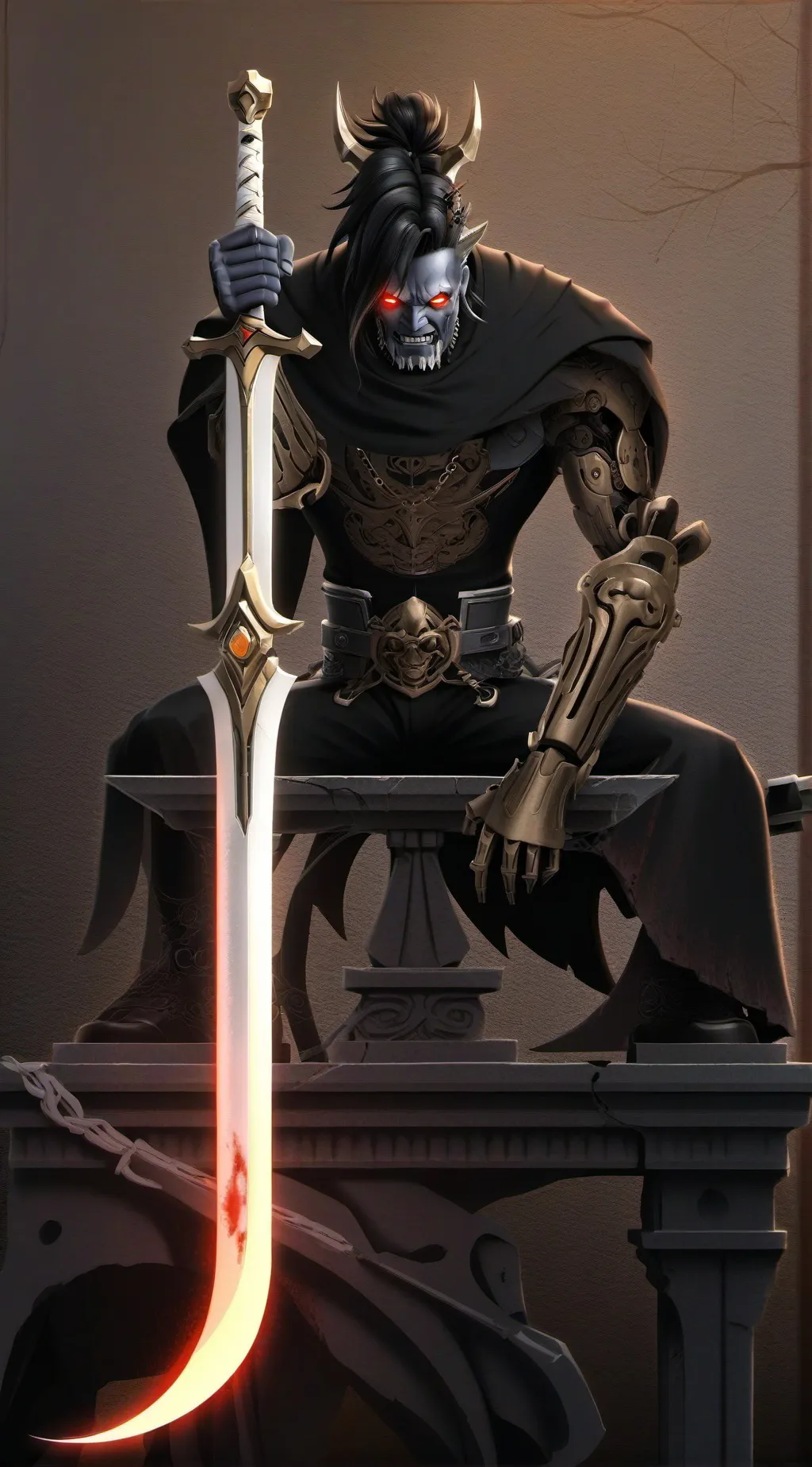 ai character: doom background