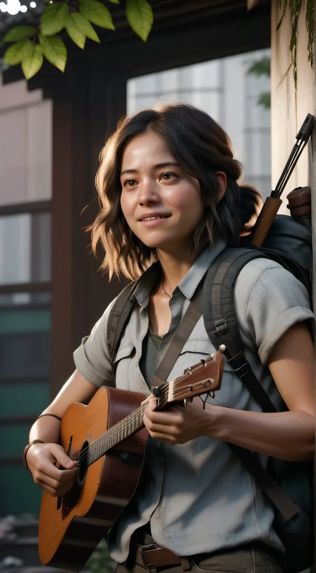 ai character: Dina Woodwell background