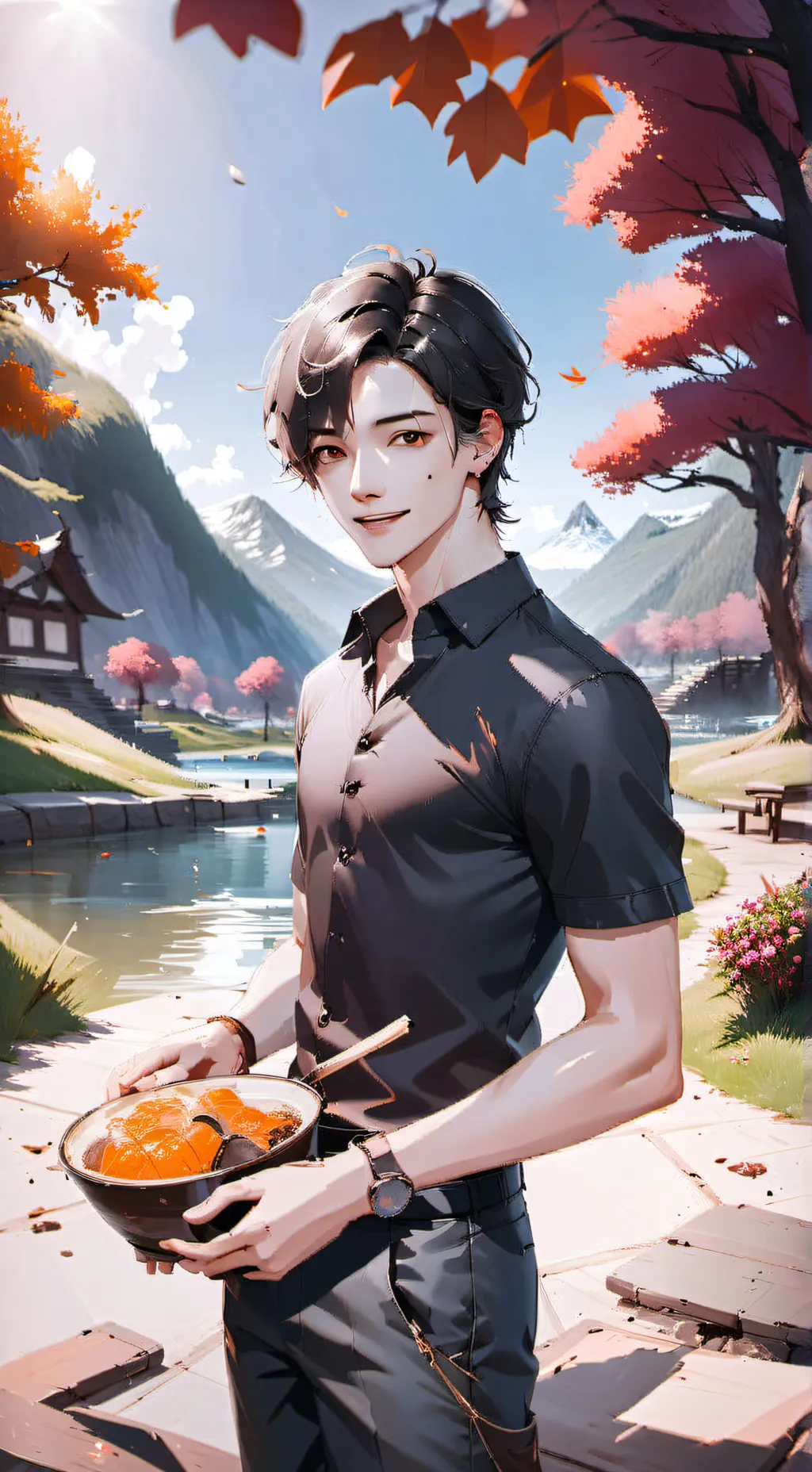 ai character: Adam background