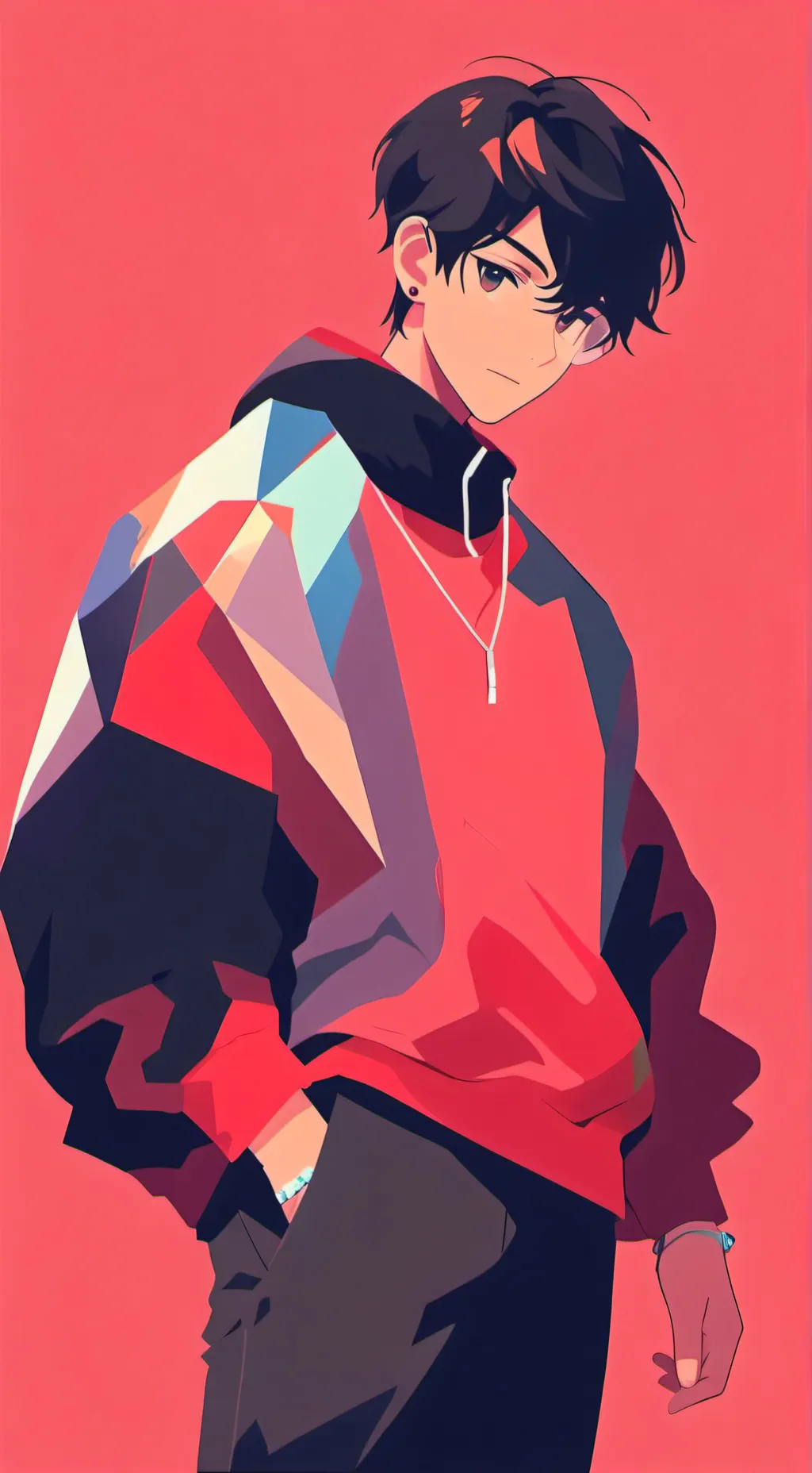 ai character: alex,crystal & tox background