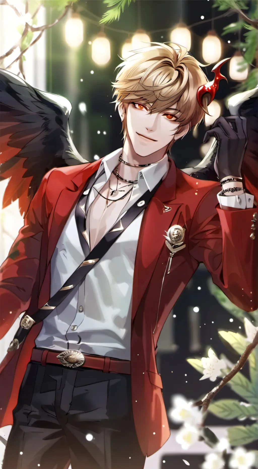 ai character: Guardian demon background