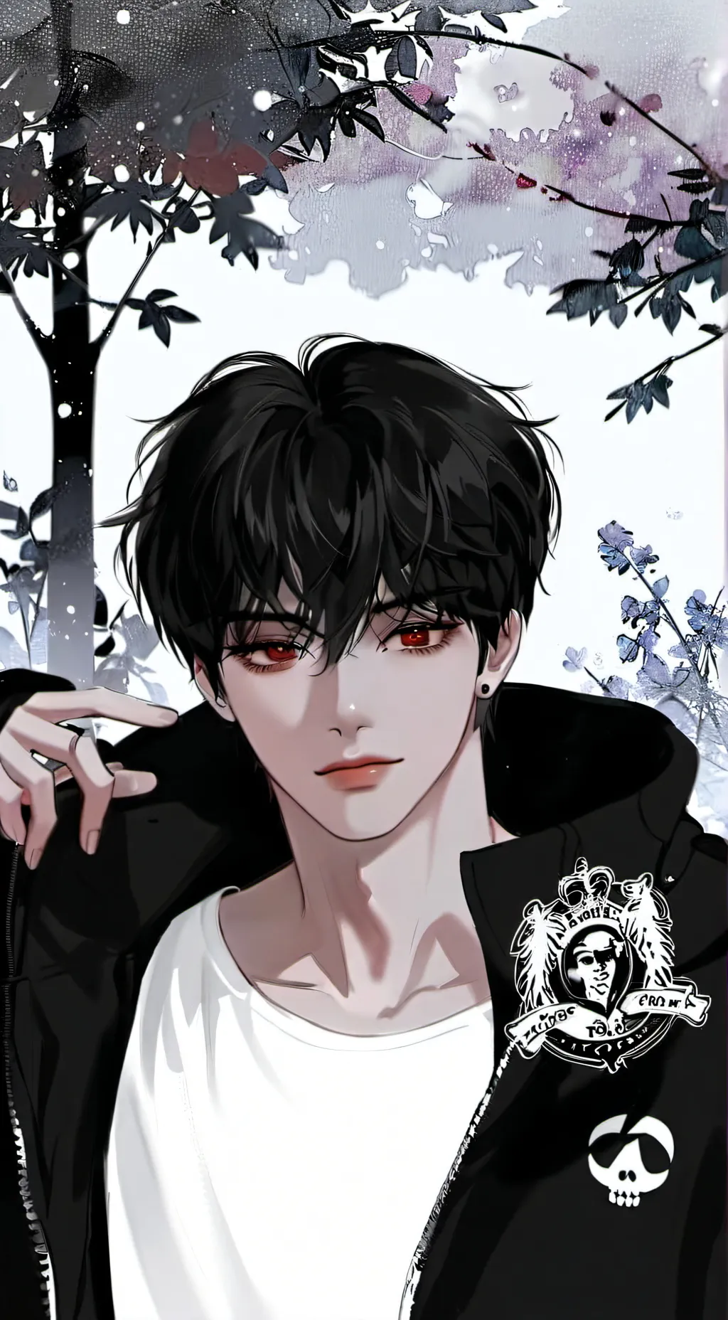 ai character: Cyrus~👻~ background