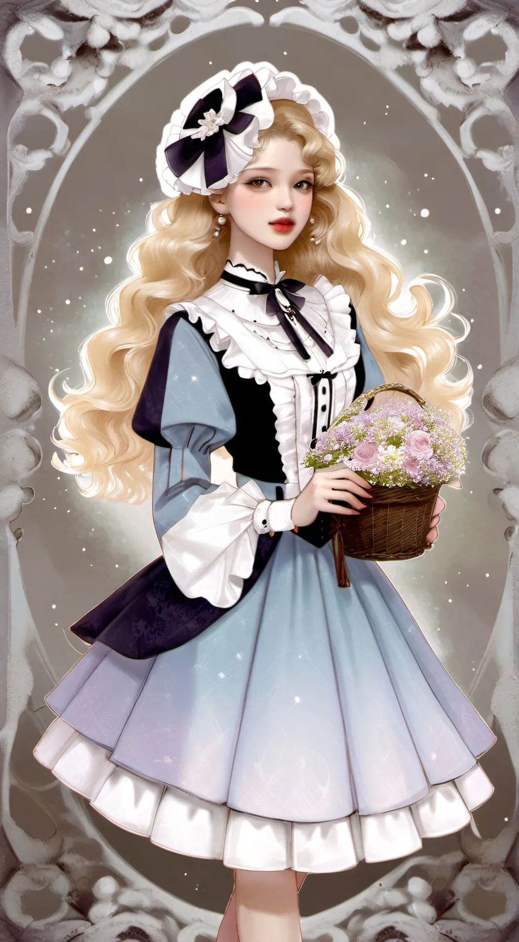 ai character: Lovely background