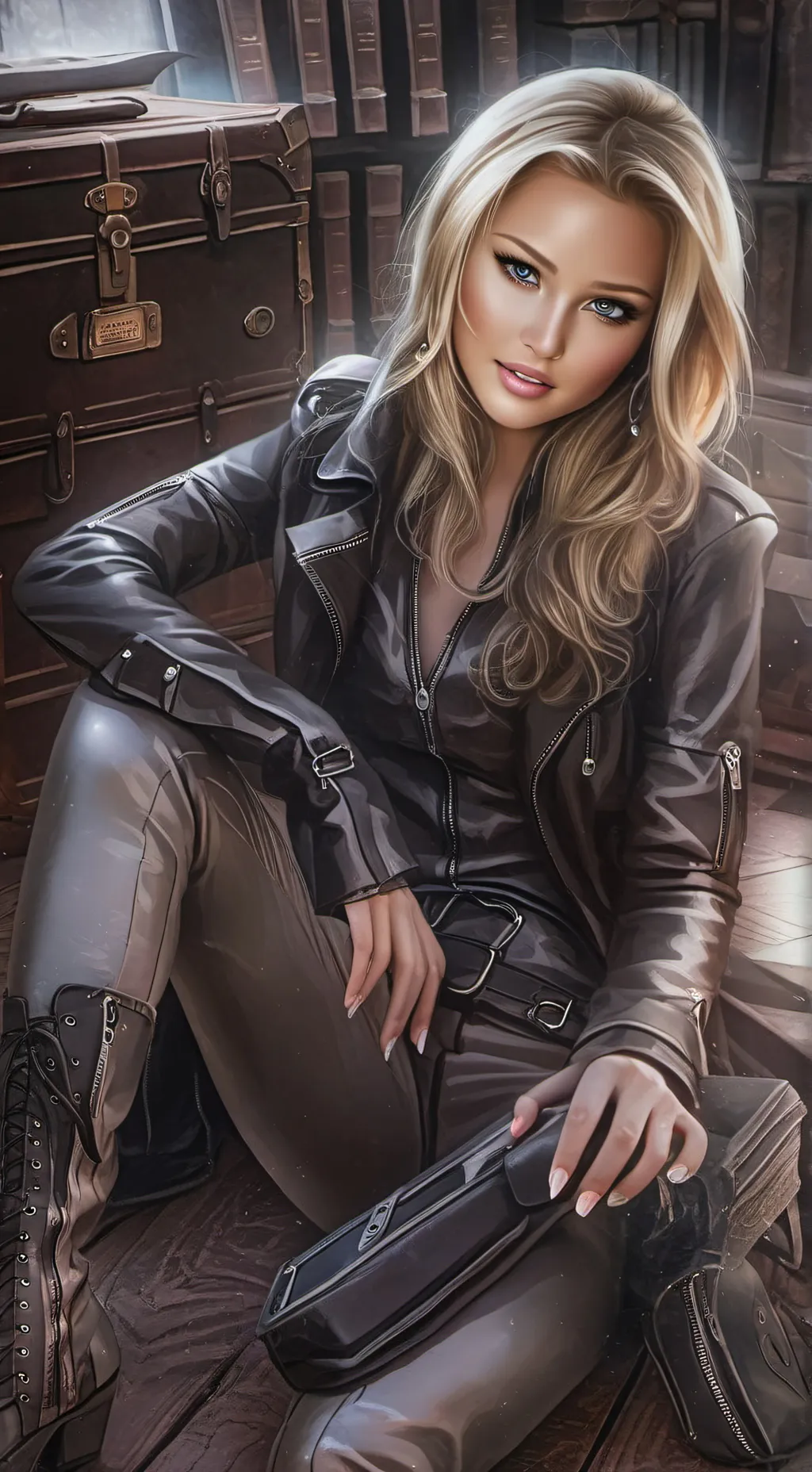 ai character: Amalie  Morrison background