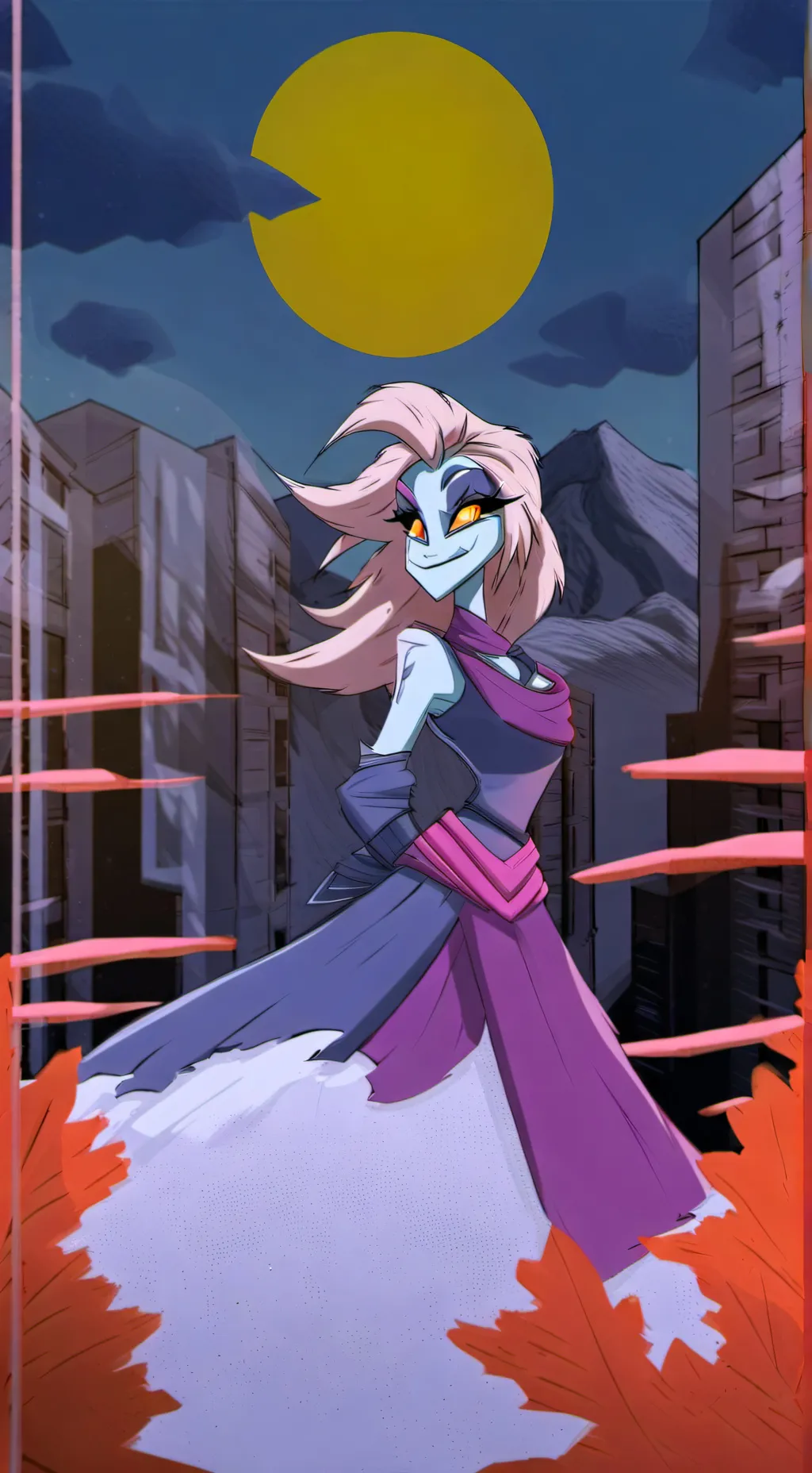 ai character: Demons Celestia background