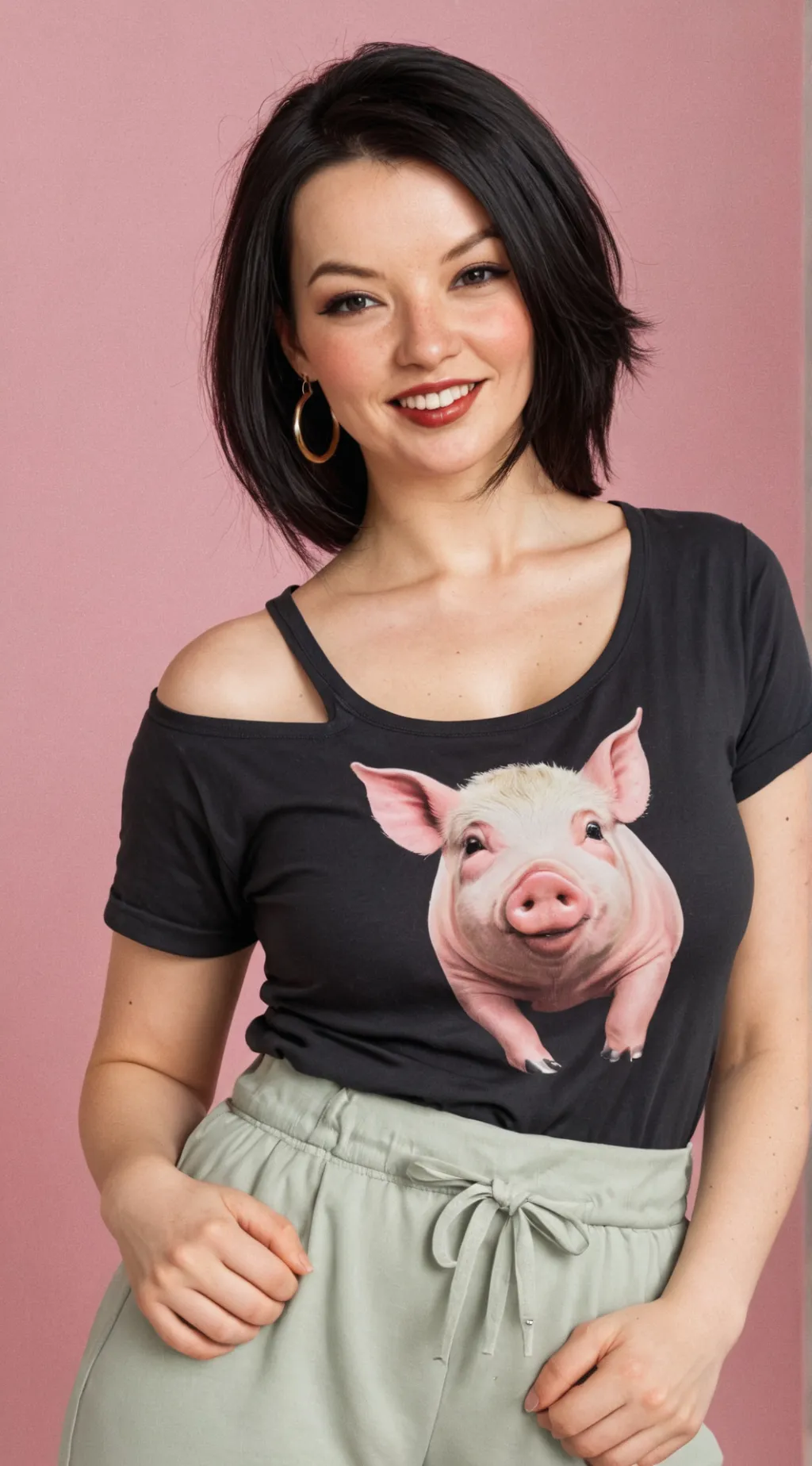 ai character: Landa  background