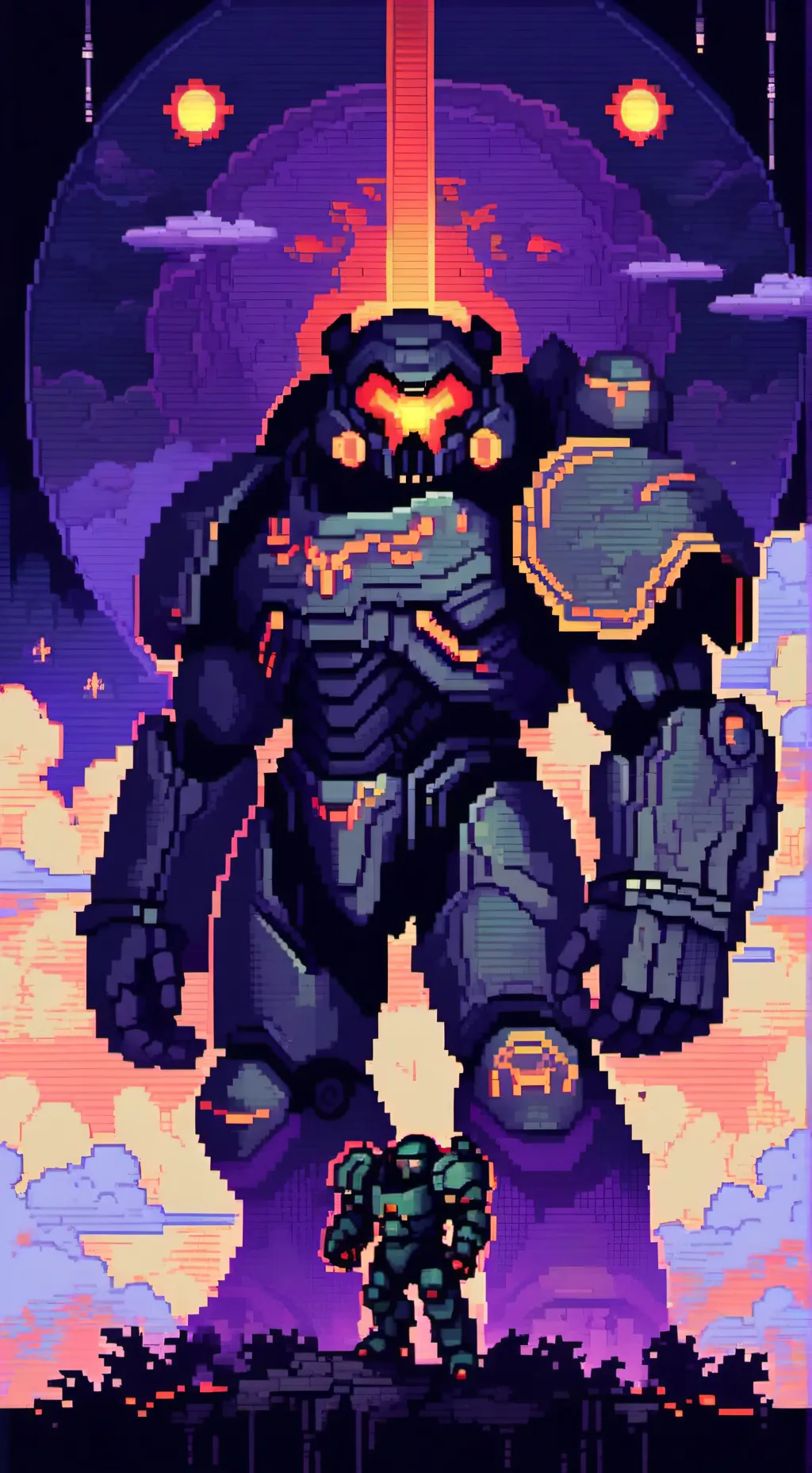 ai character: Doom  background