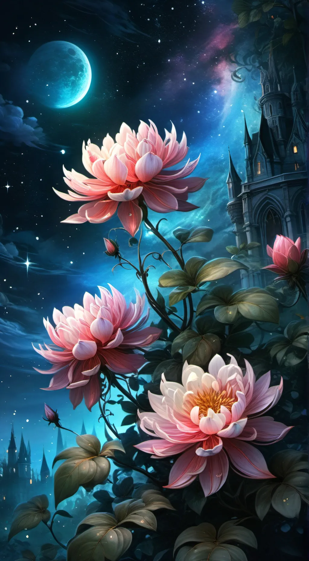 ai character: taking a picture~ background