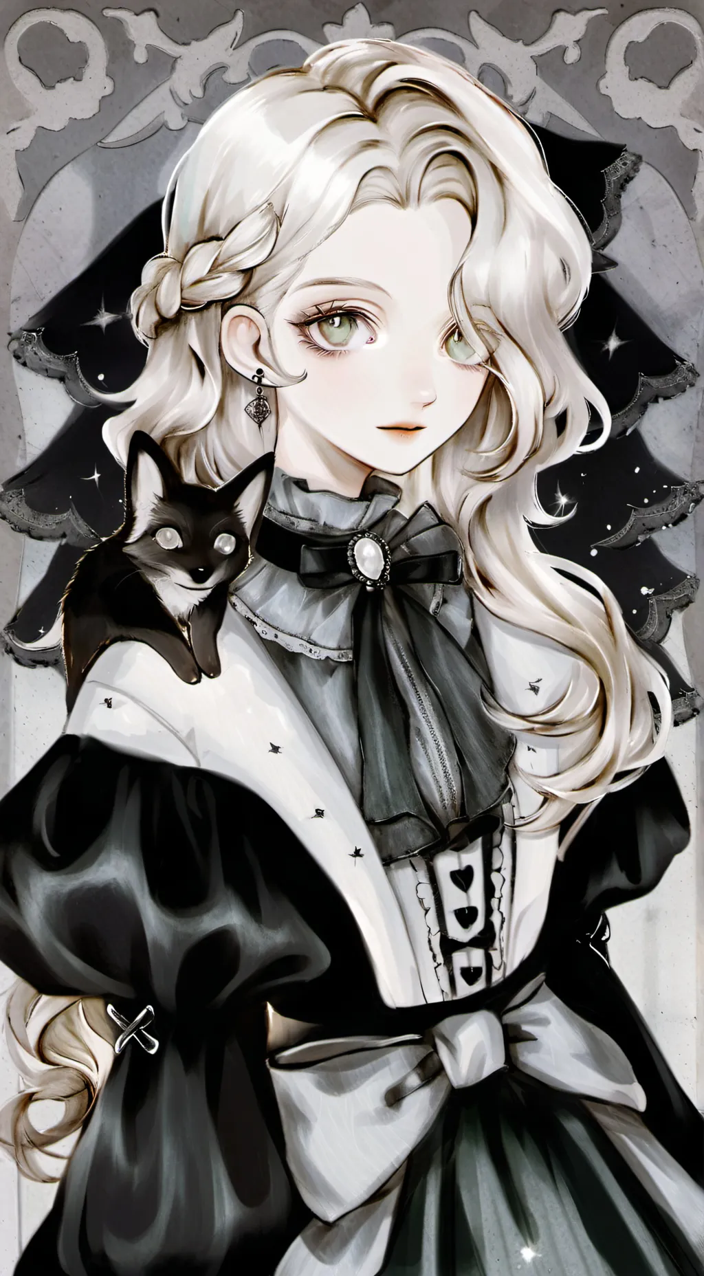 ai character: Ashley  background