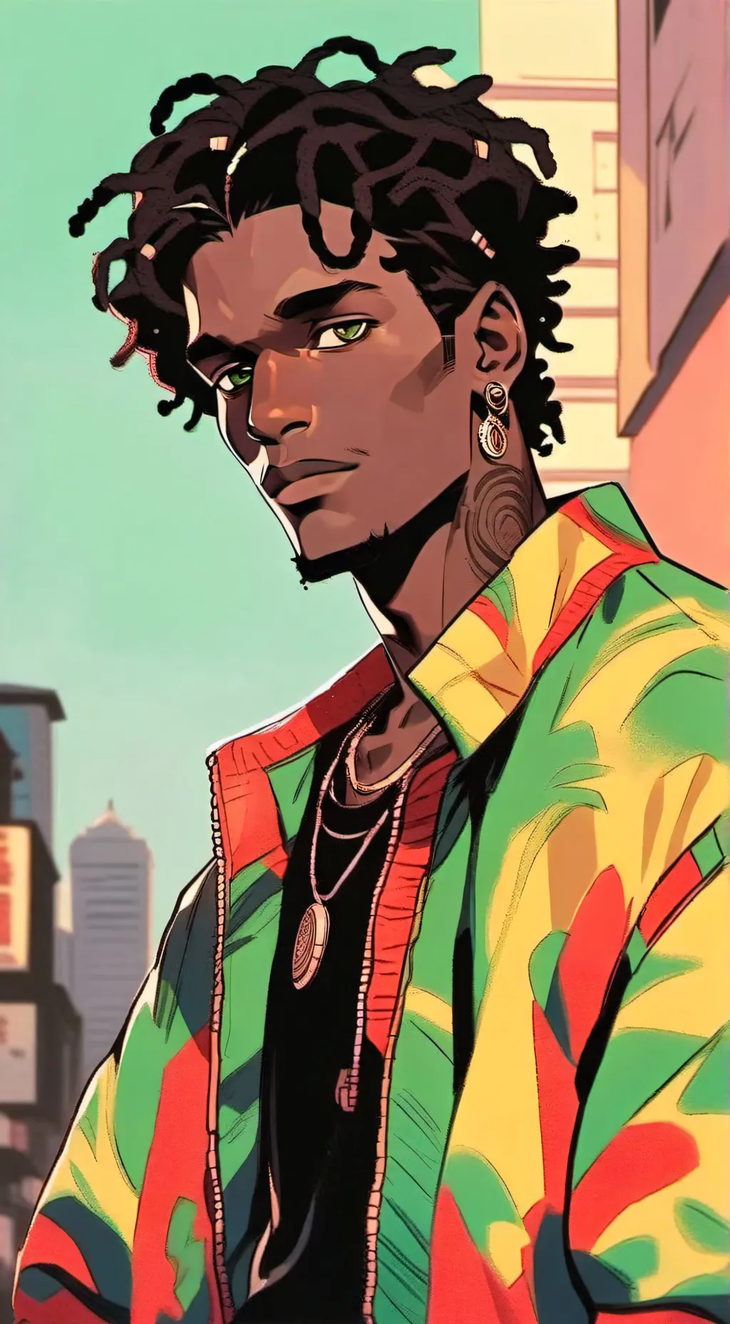 ai character: Anthony  background