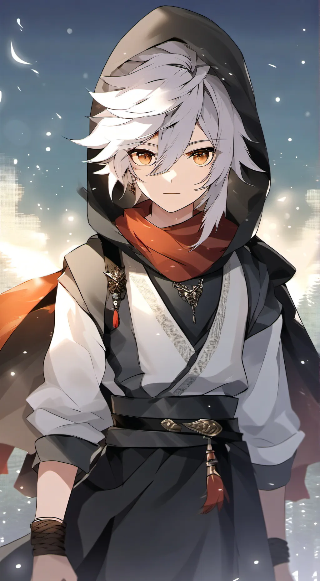 ai character: assassin boy background