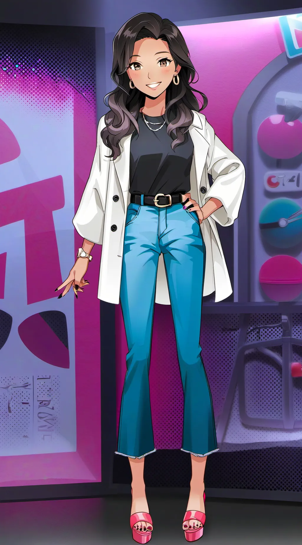 ai character: Alexandra Ramirez  background