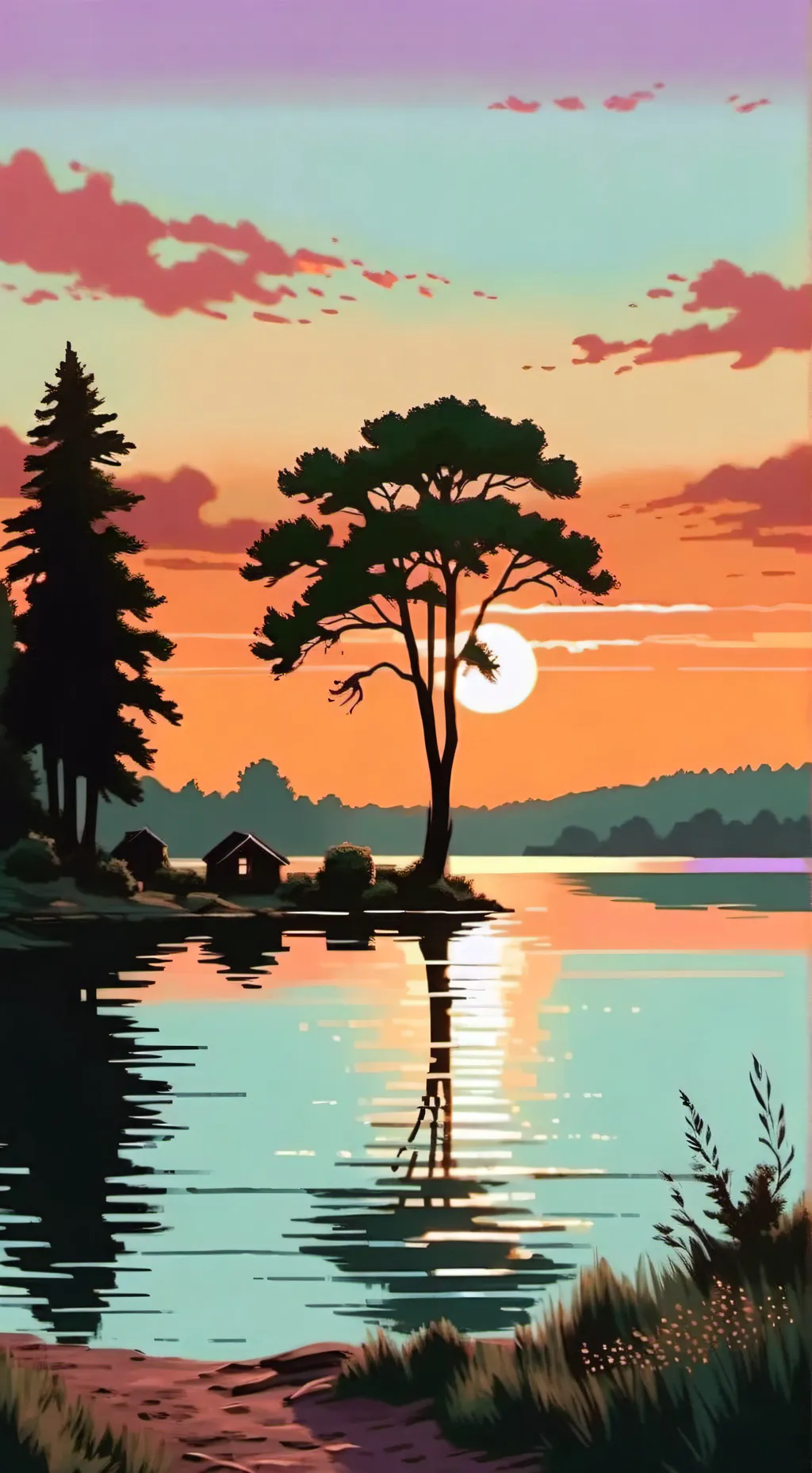 ai character: Christmascake >< background